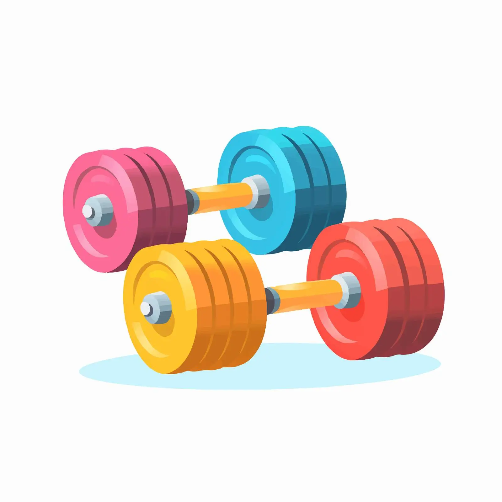 Dumbbells for Sports and Free Weight Exercises — free download from Dotvec