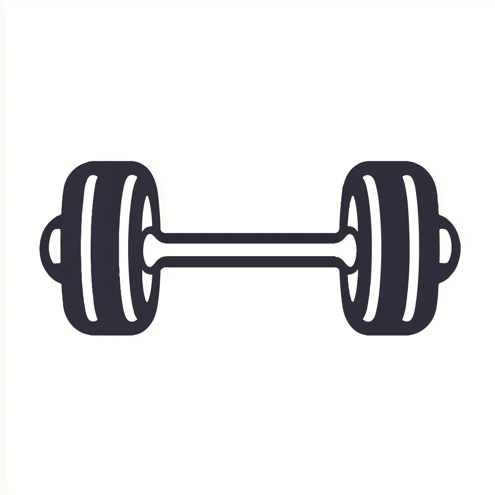 Isolated Dumbbells Vector Icon — free download from Dotvec