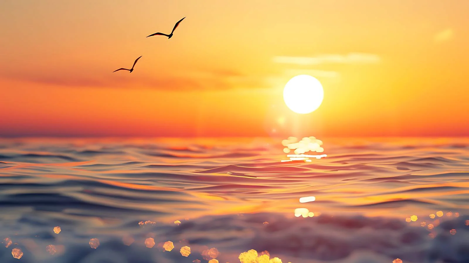 Sunset Glow on White Background — free download from Dotvec