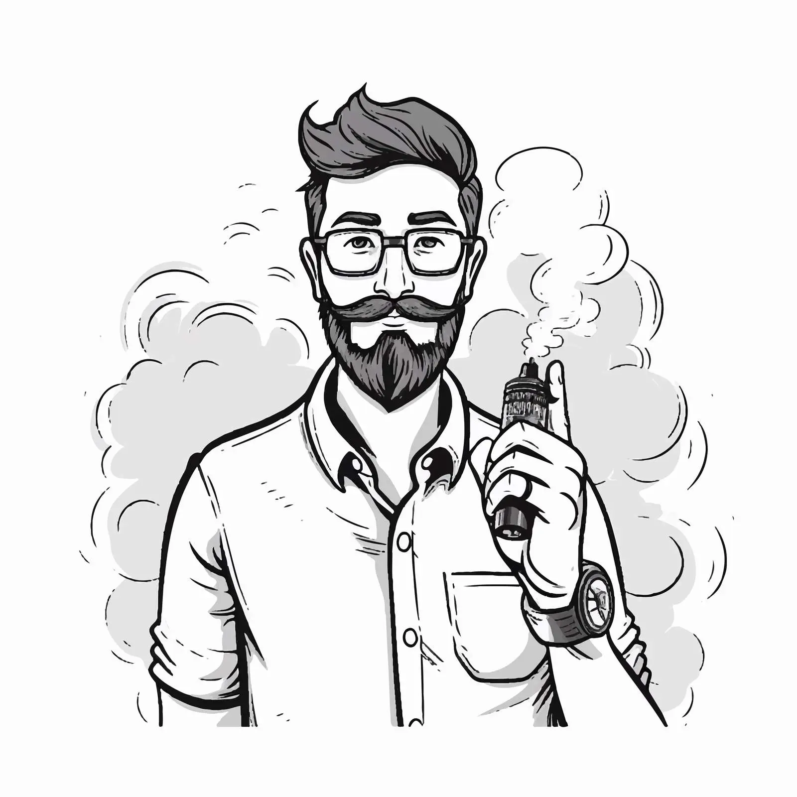 E-cigarette in Hand - Vape Smoking Concept – free vape image from Dotvec