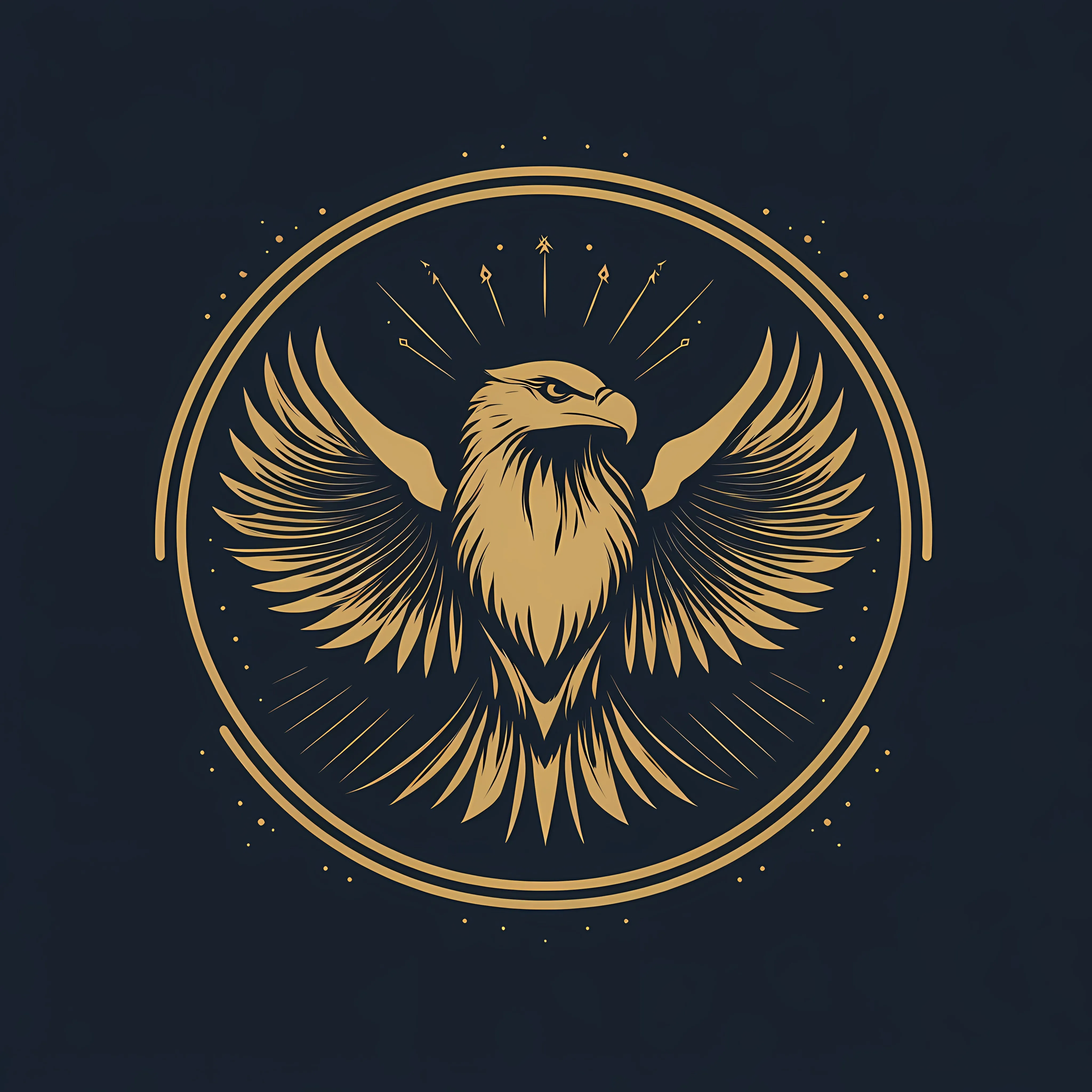 Eagle Bird Logo Flat Vector Illustration — free download from Dotvec
