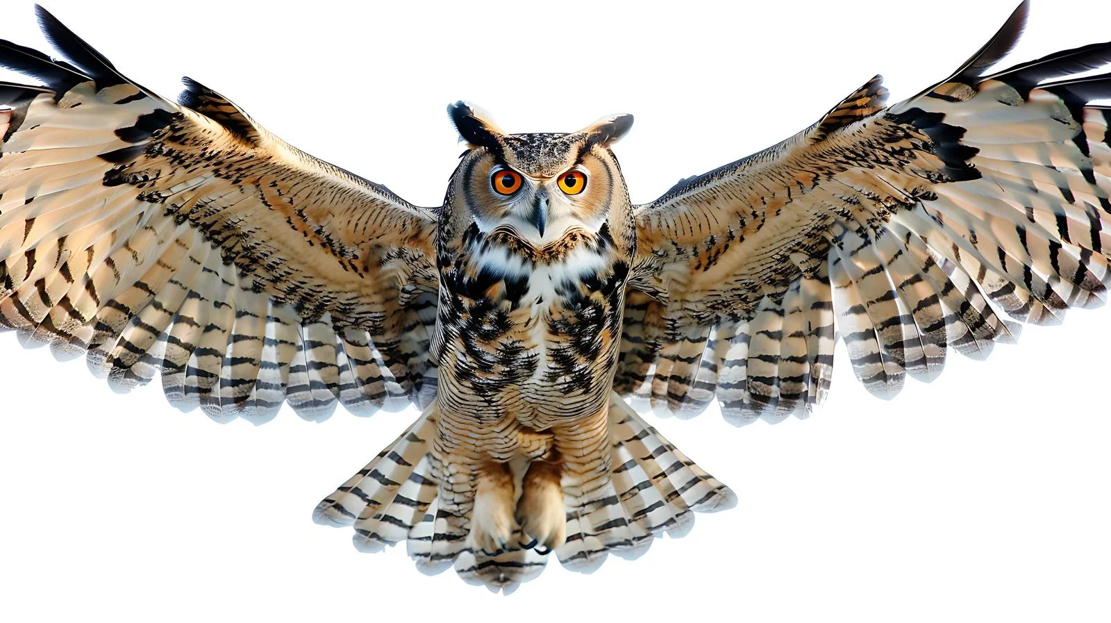 Majestic Eagle Owl in Lush Forest — free download from Dotvec