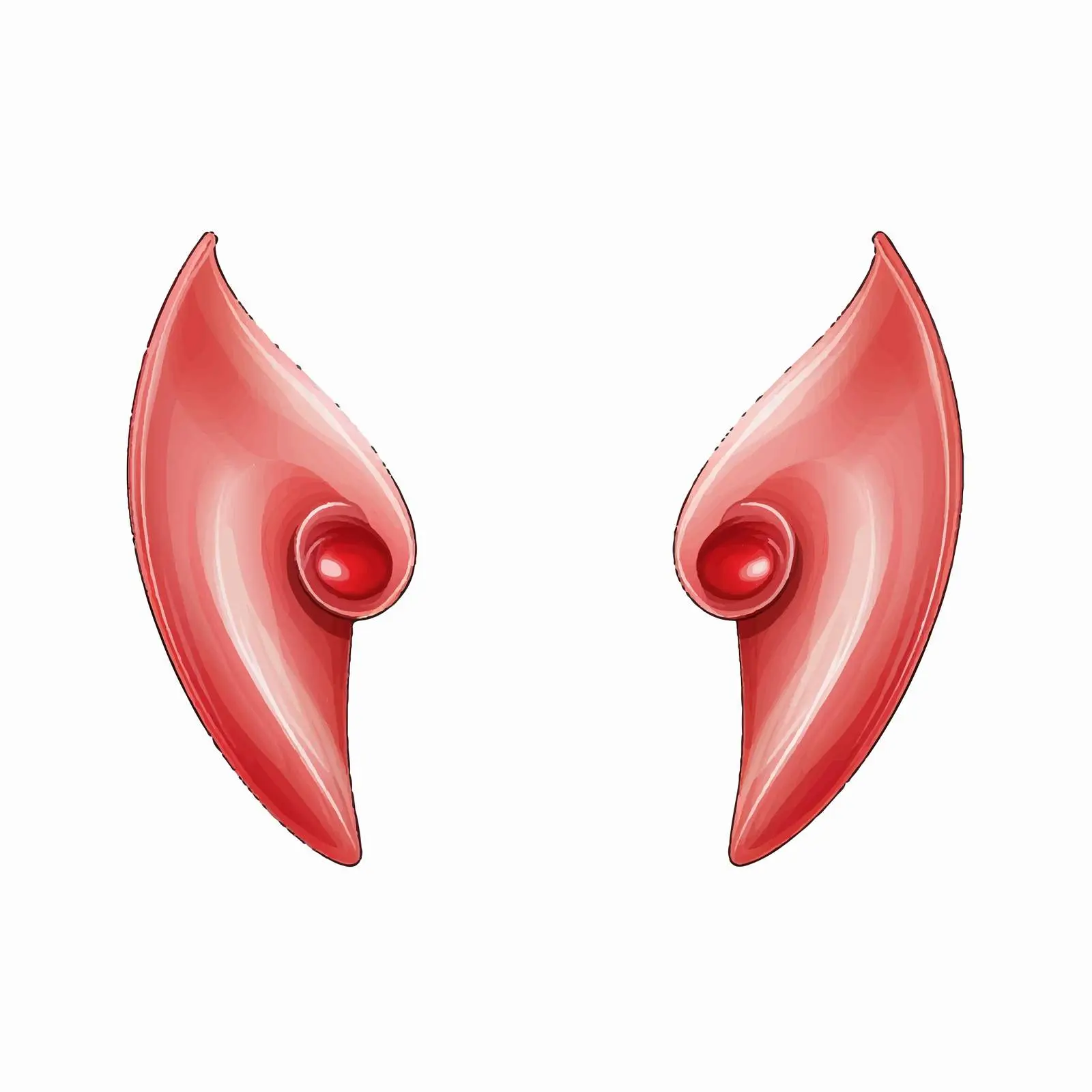 Top View Ear Vector Illustration on White Background — free download from Dotvec