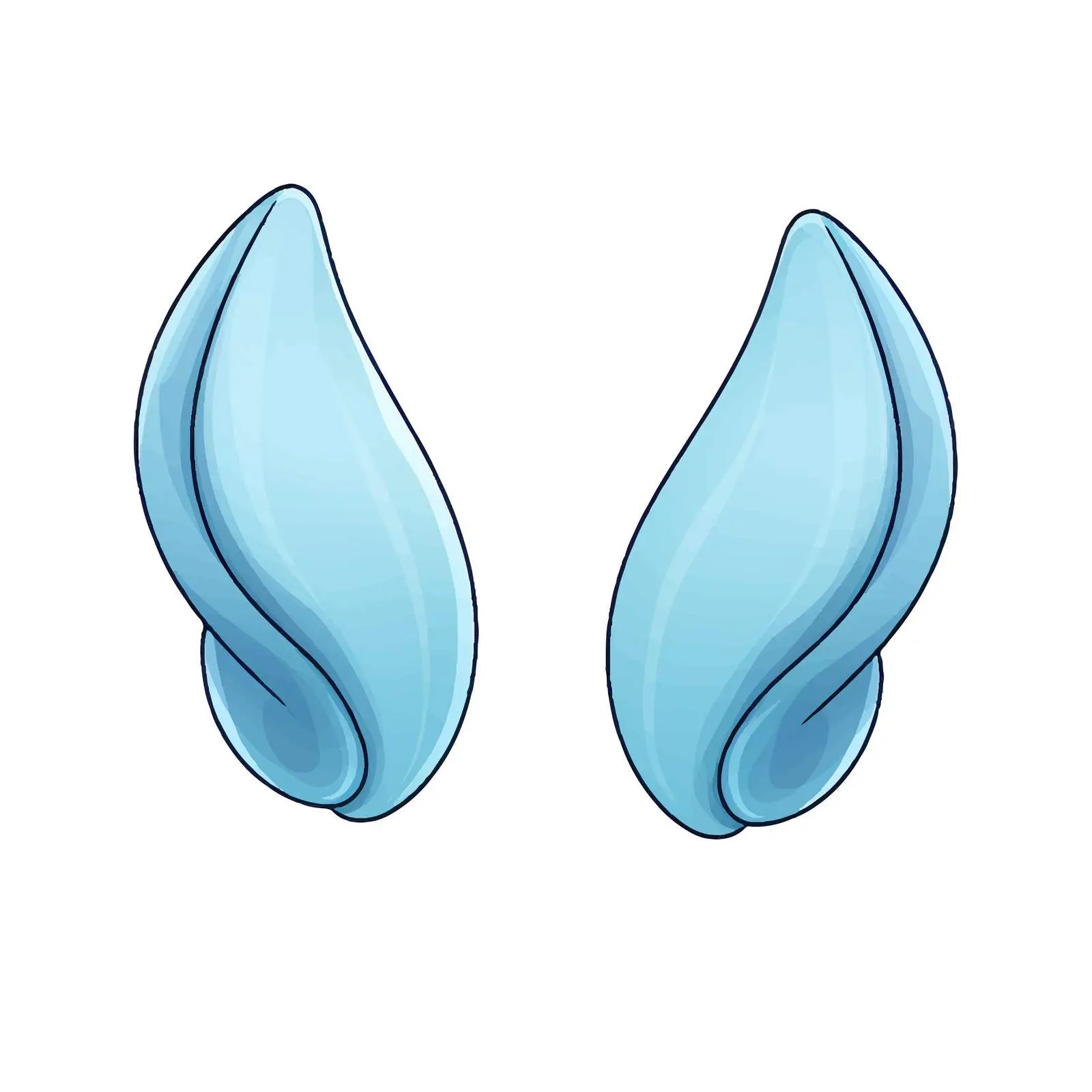 Top View Ear Vector Illustration on White Background — free download from Dotvec