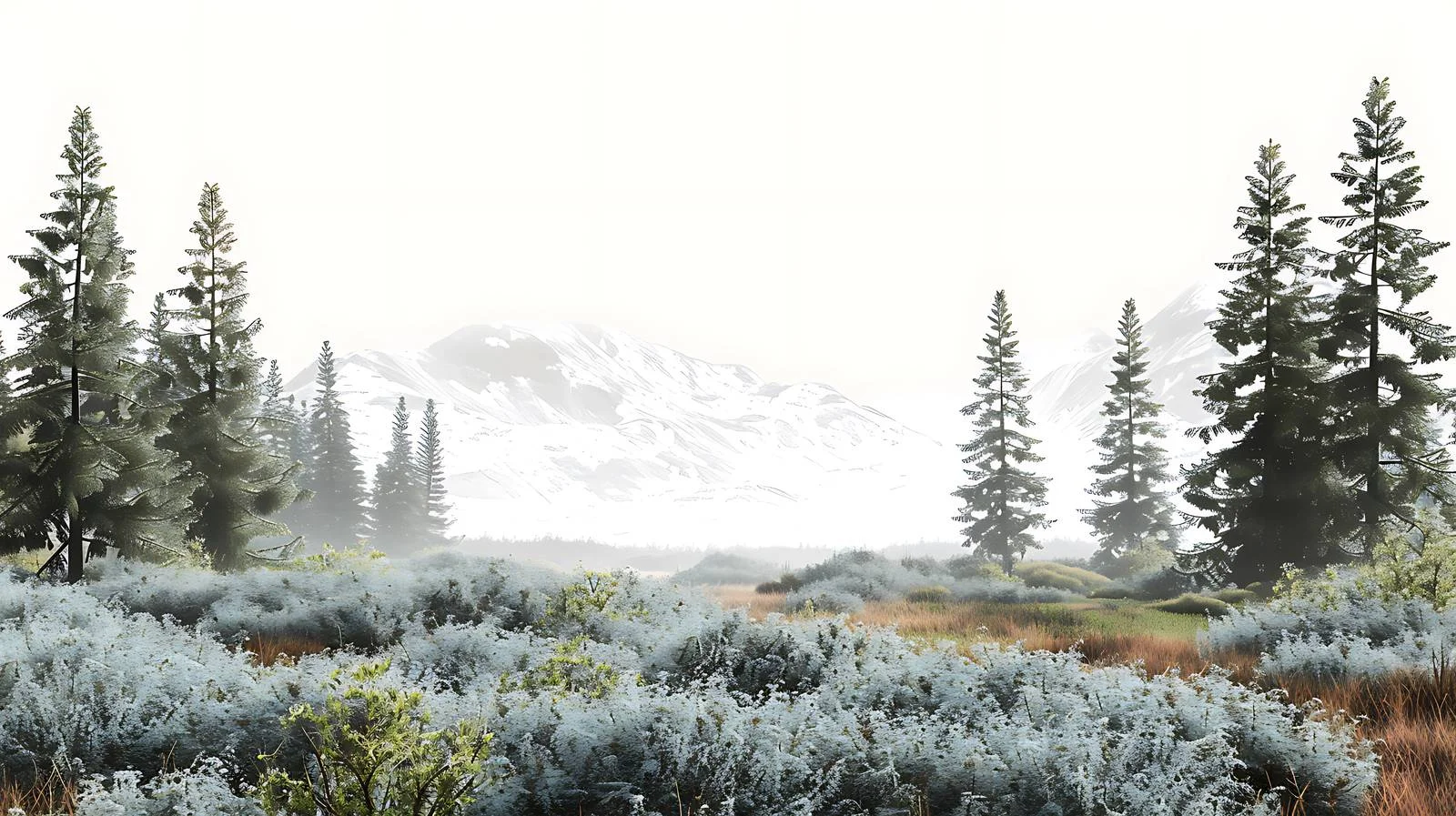 Serene Morning at Kanas Lake — free download from Dotvec