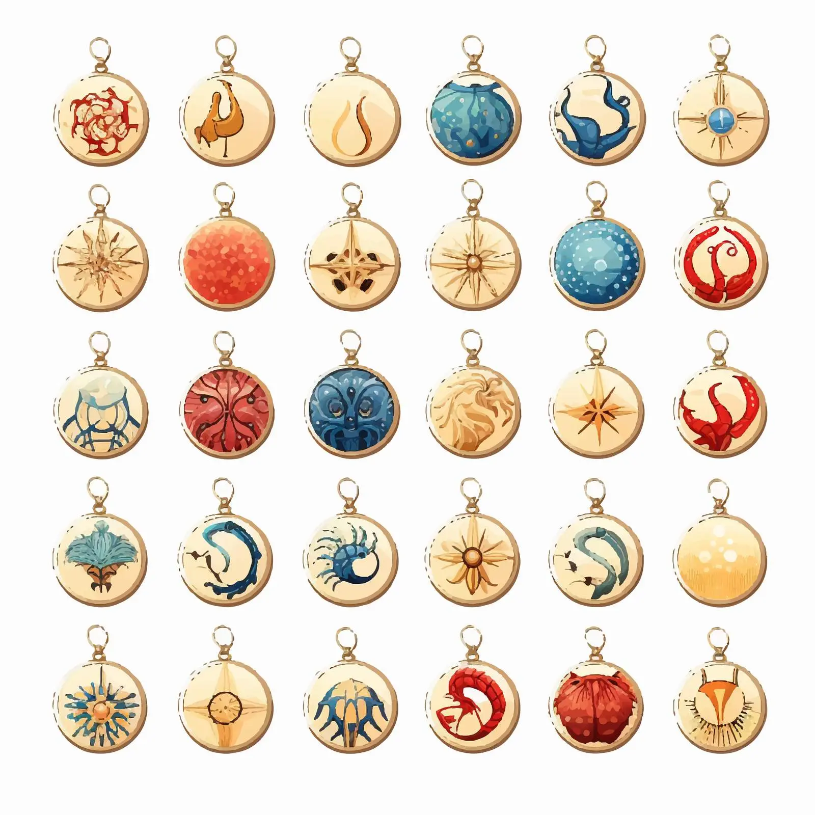 Zodiac Sign Earrings Vector Cut Files – free cosmic image from Dotvec