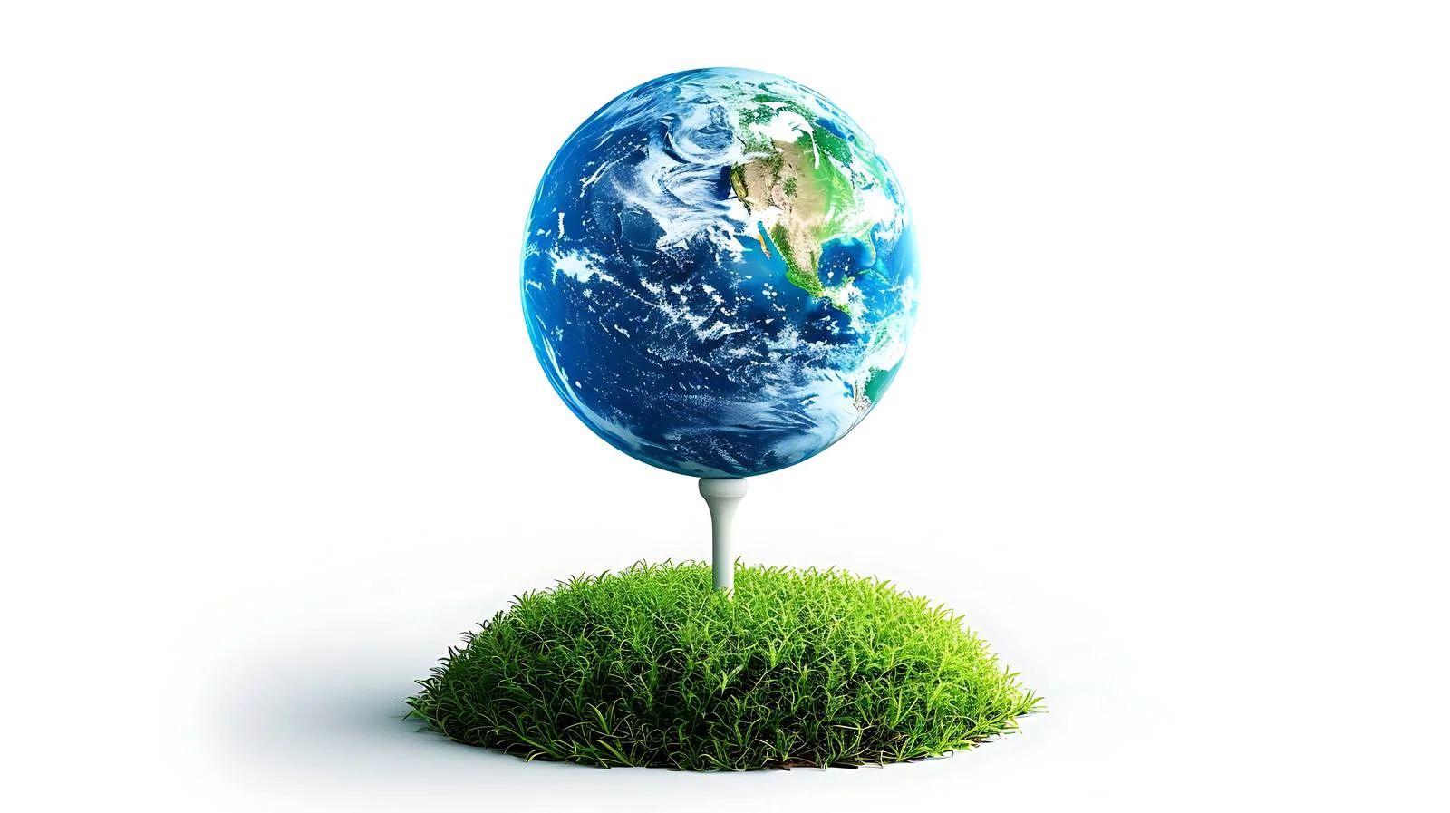 Miniature Earth On Tee Amid Scenic Environment — free download from Dotvec