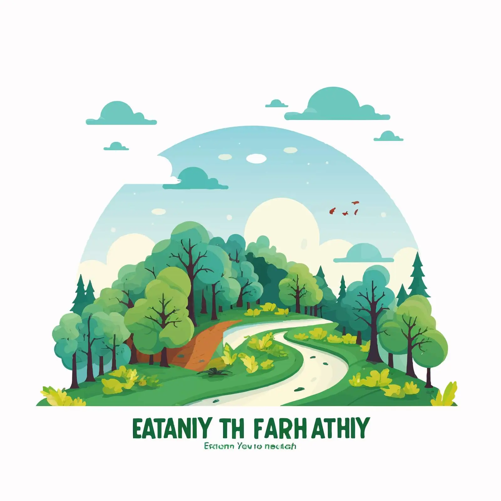 Earth Day Poster Theme Cartoon Vector Design – free animated design image from Dotvec