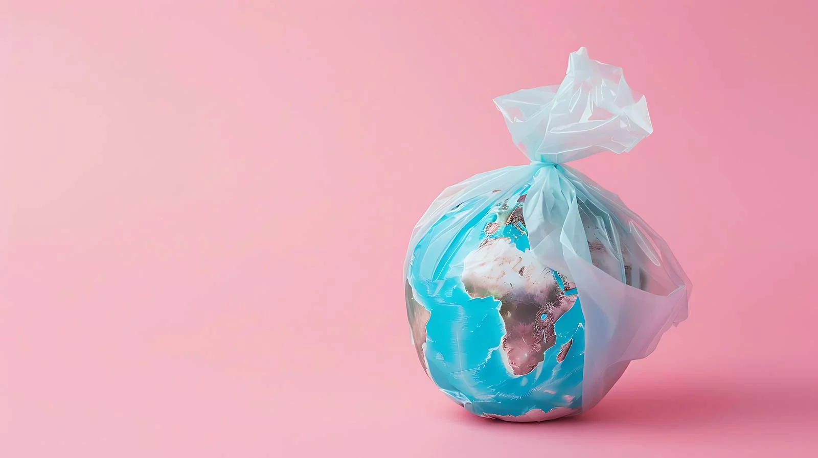 Sustainable Earth Globe in Plastic Bag — free download from Dotvec