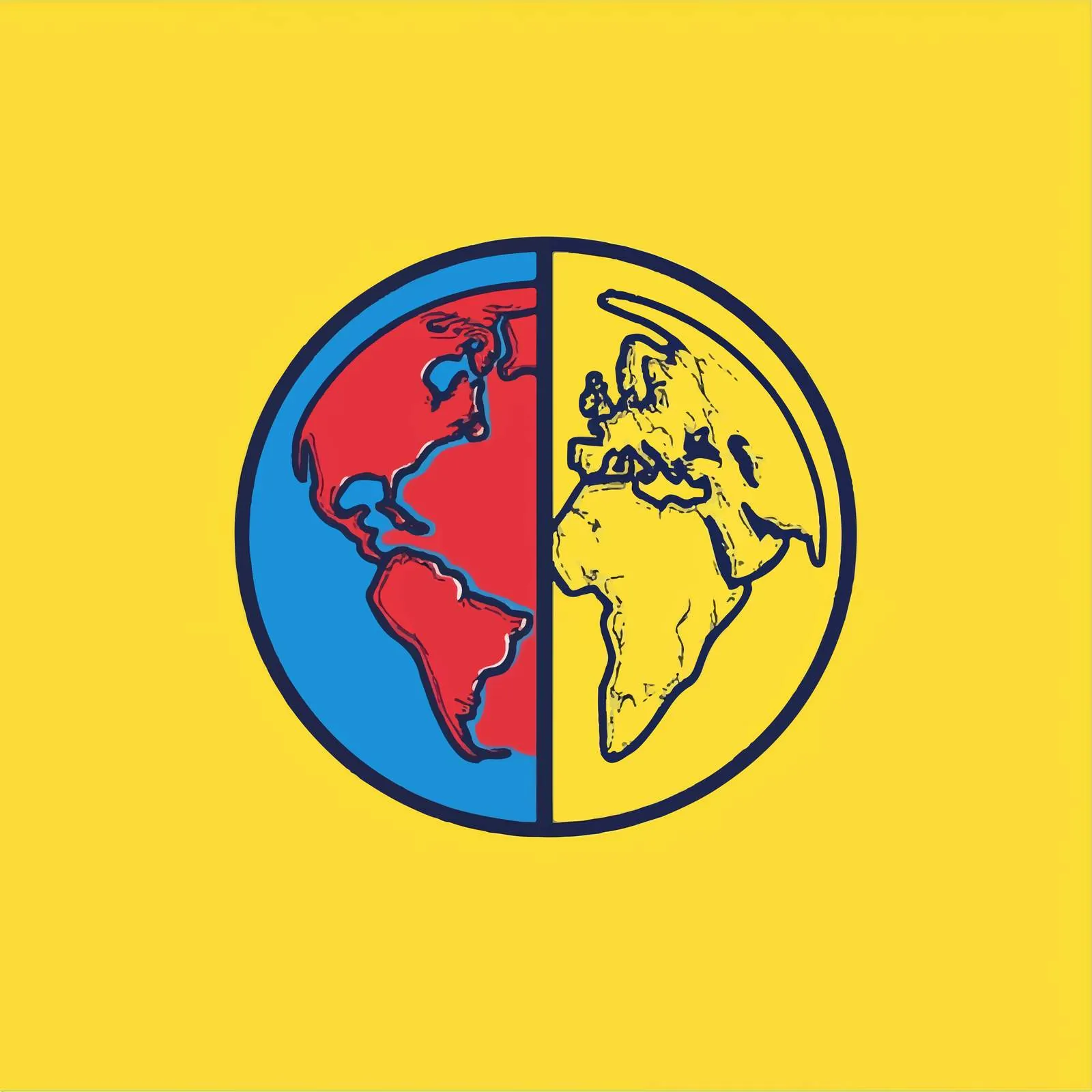 Colorful Earth Icon Vector Symbol — free download from Dotvec