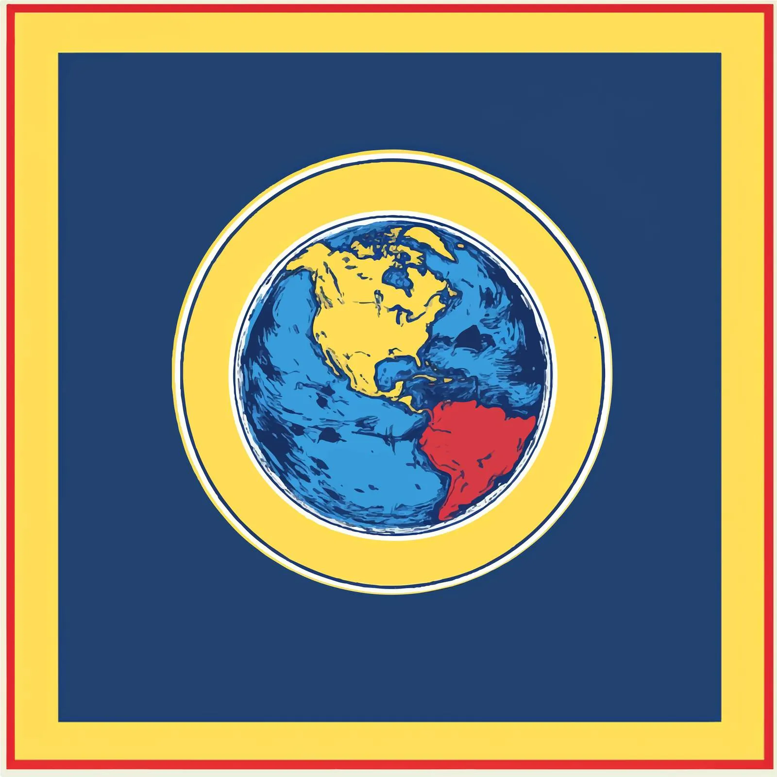 Earth Icon Vector Symbol on Colorful Background — free download from Dotvec