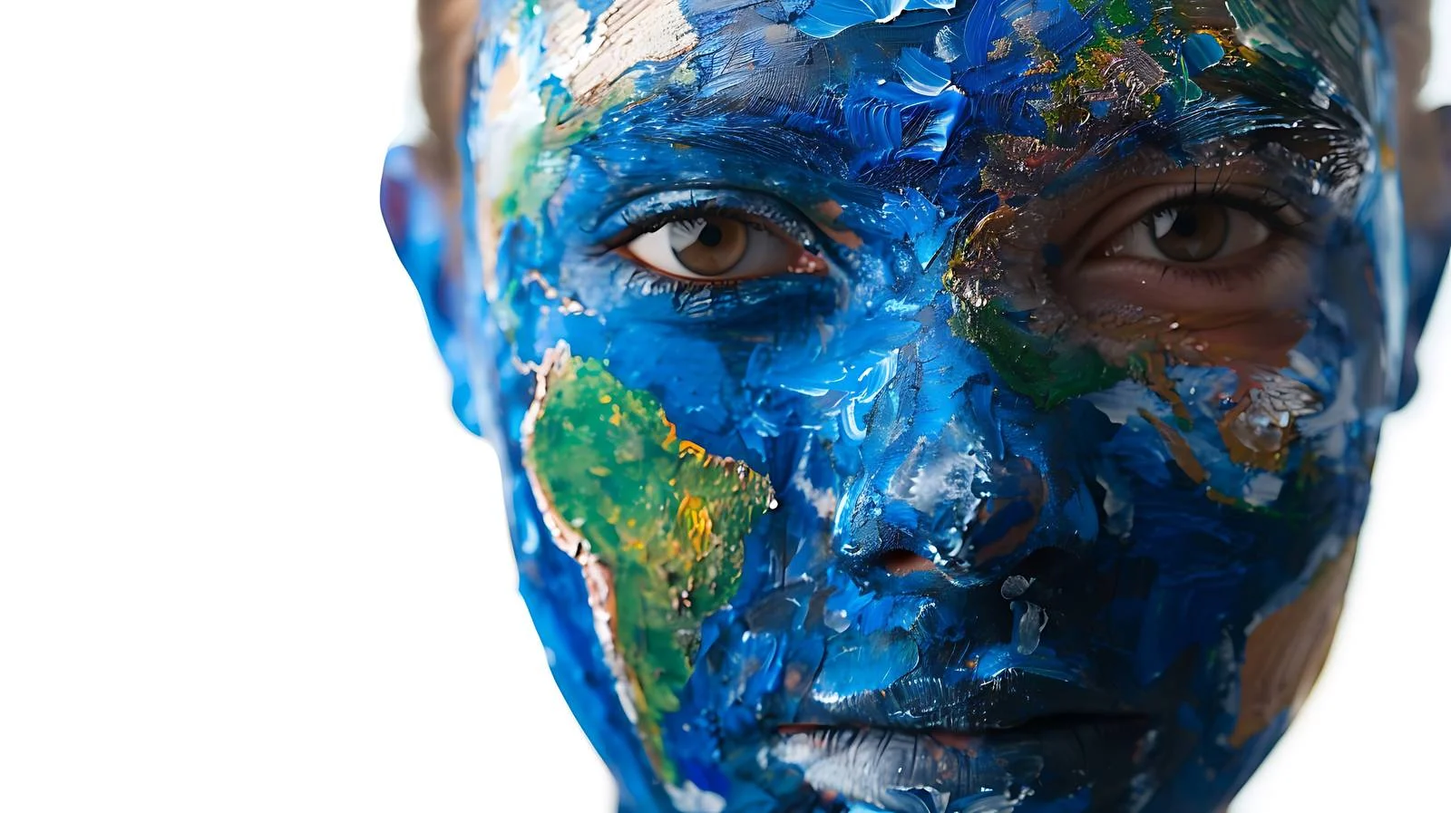Innovative Earth Face Artwork Depiction — free download from Dotvec
