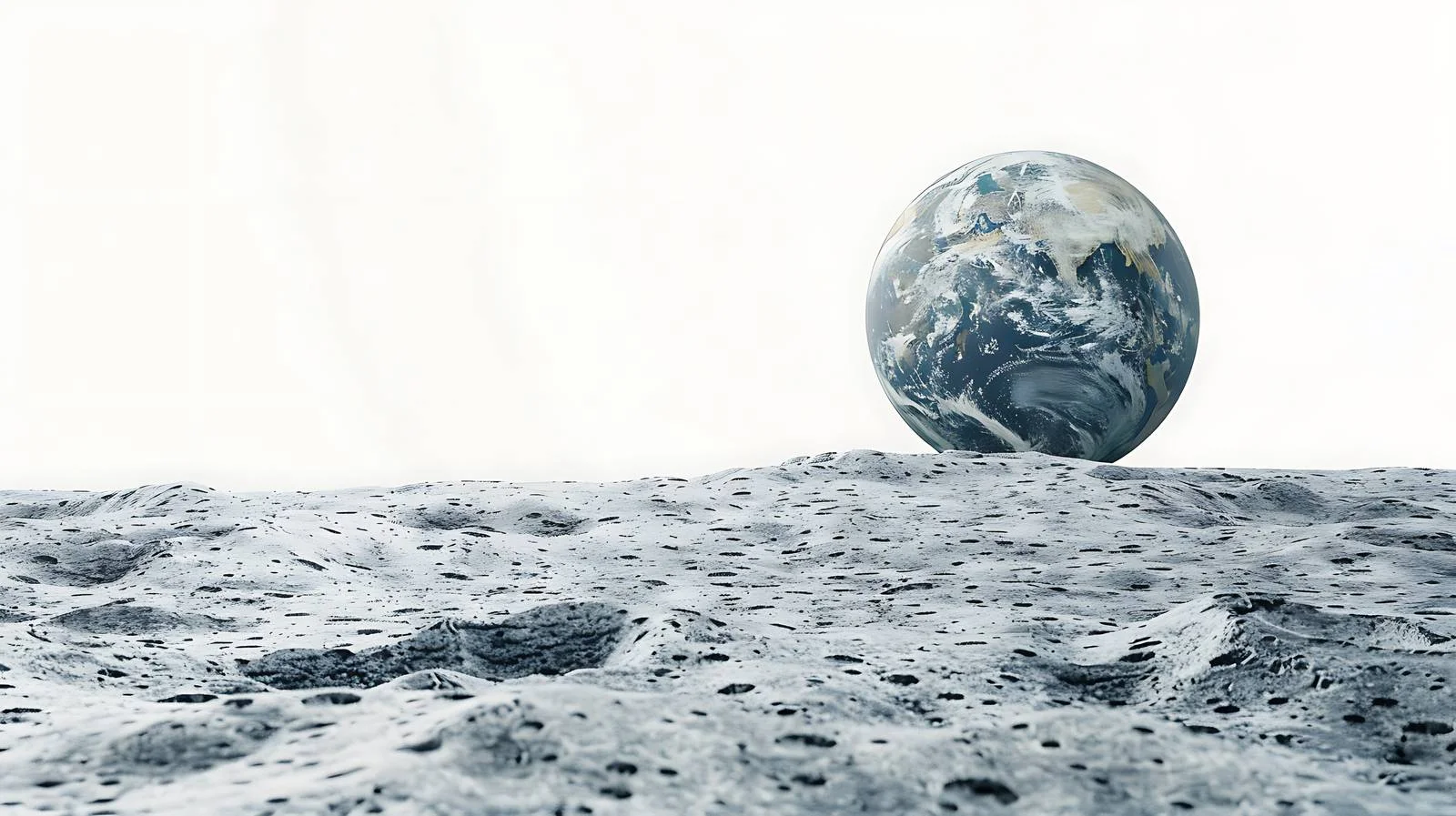 Earth Viewed from Moon: Celestial Scene — free download from Dotvec