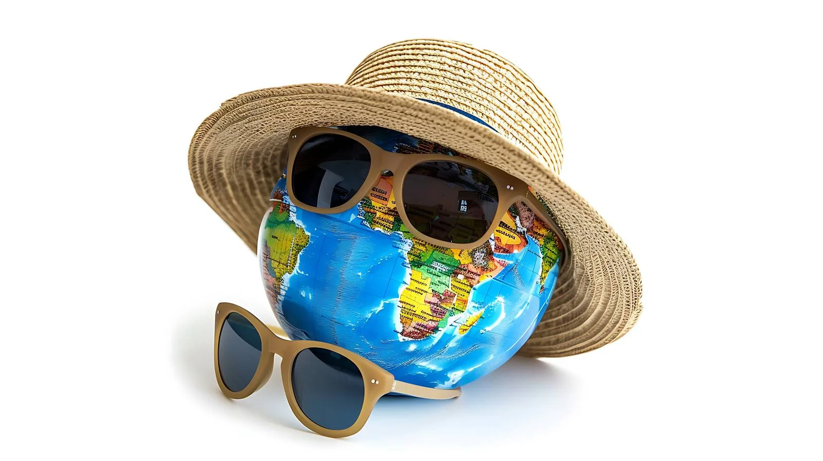 Globe in Summer Attire — free download from Dotvec