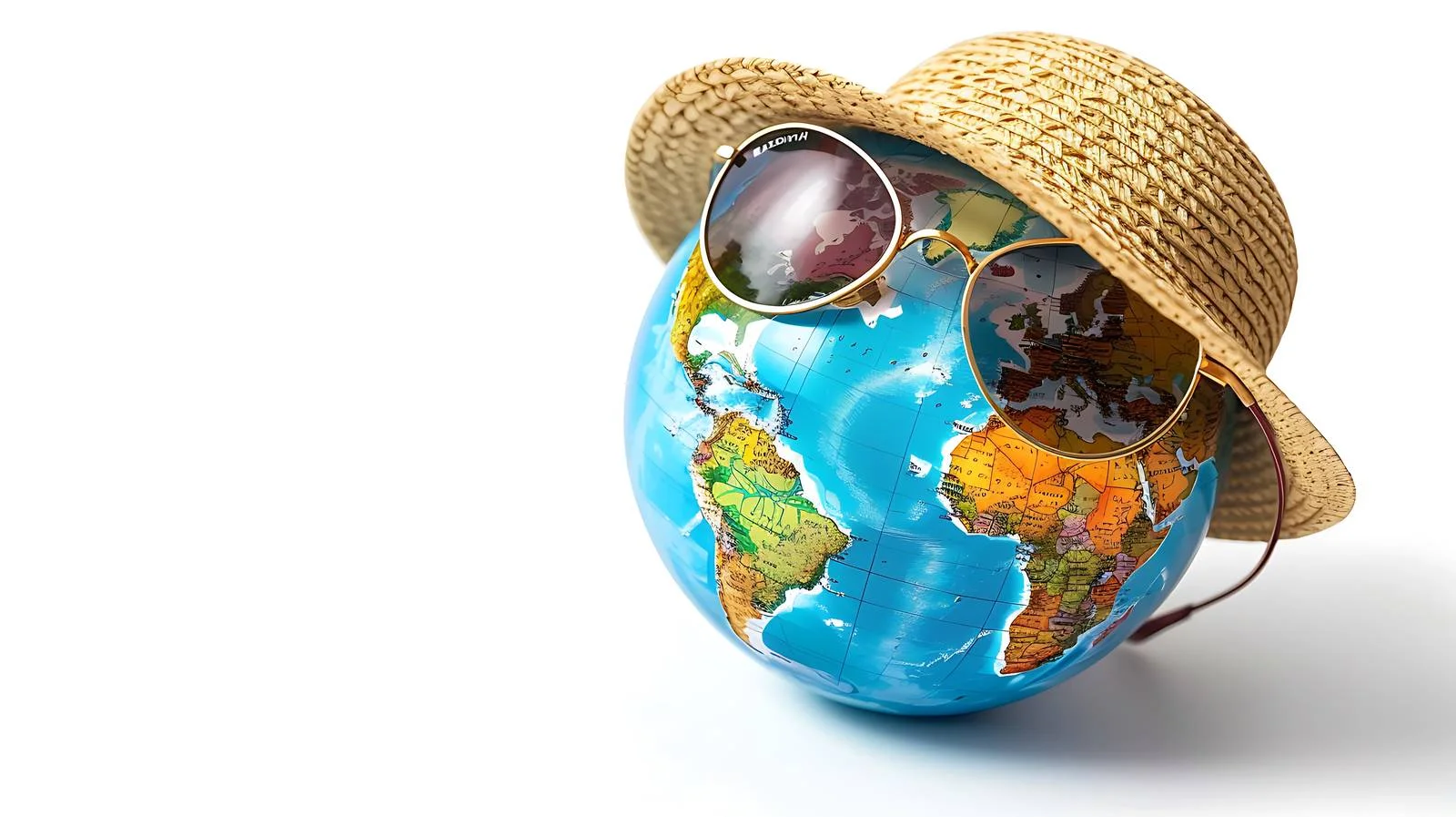 Global Style: Earth with Hat and Sunglasses — free download from Dotvec