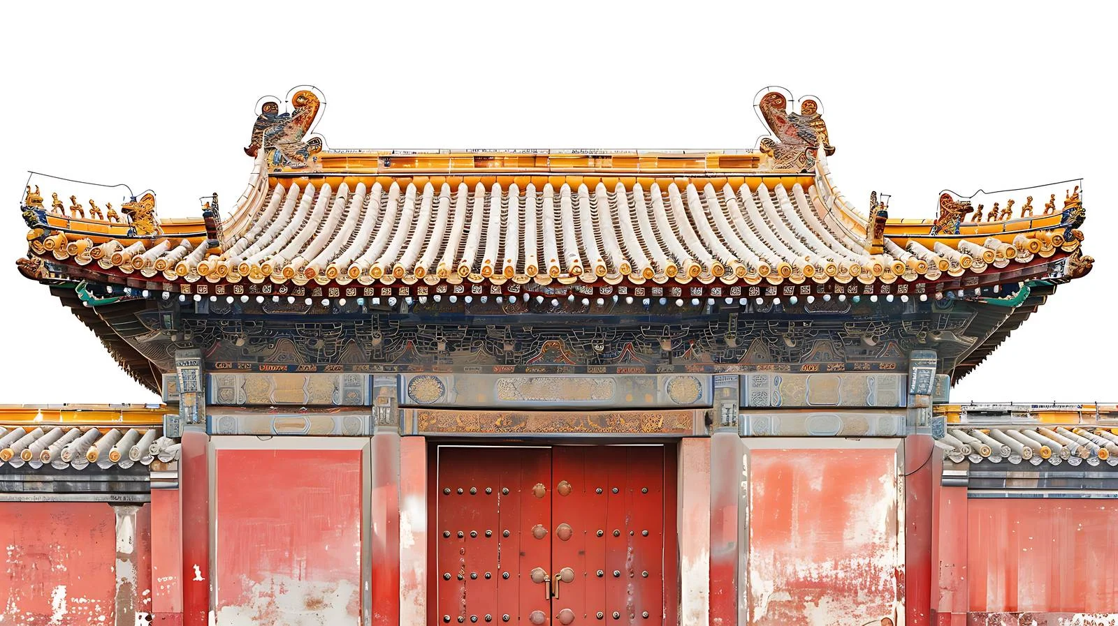 Magnificent East Entrance to Forbidden City — free download from Dotvec