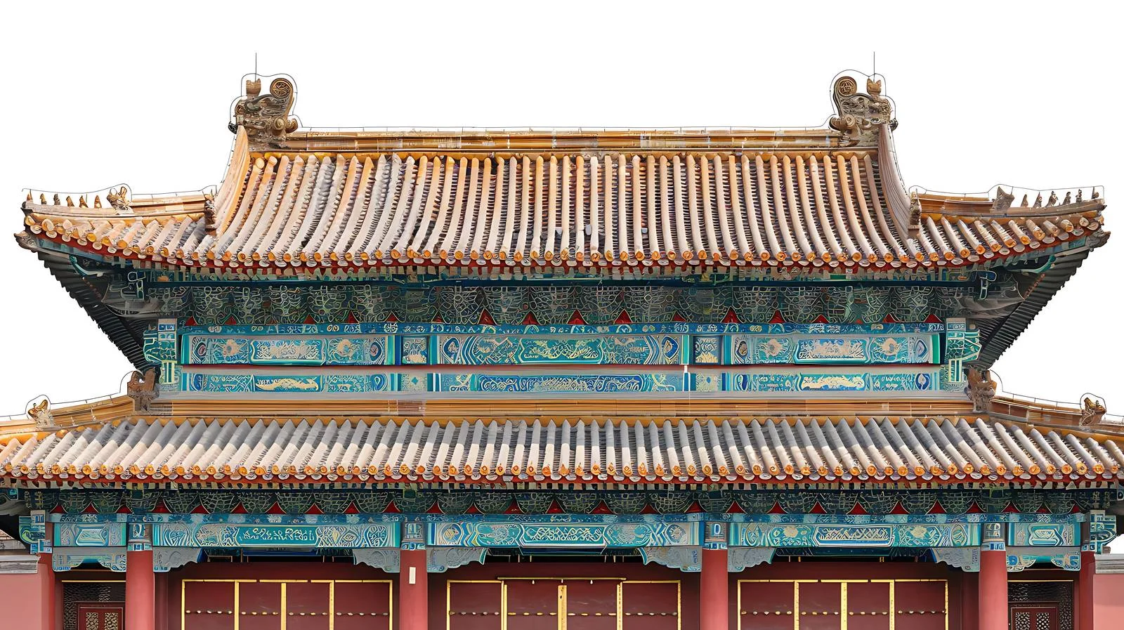 Historic East Shenwu Gate Forbidden City View — free download from Dotvec