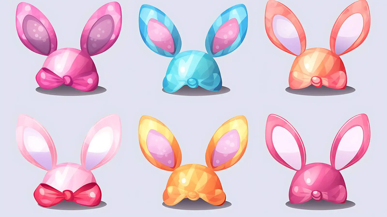Easter Bunny Ears Mask Illustration — free download from Dotvec