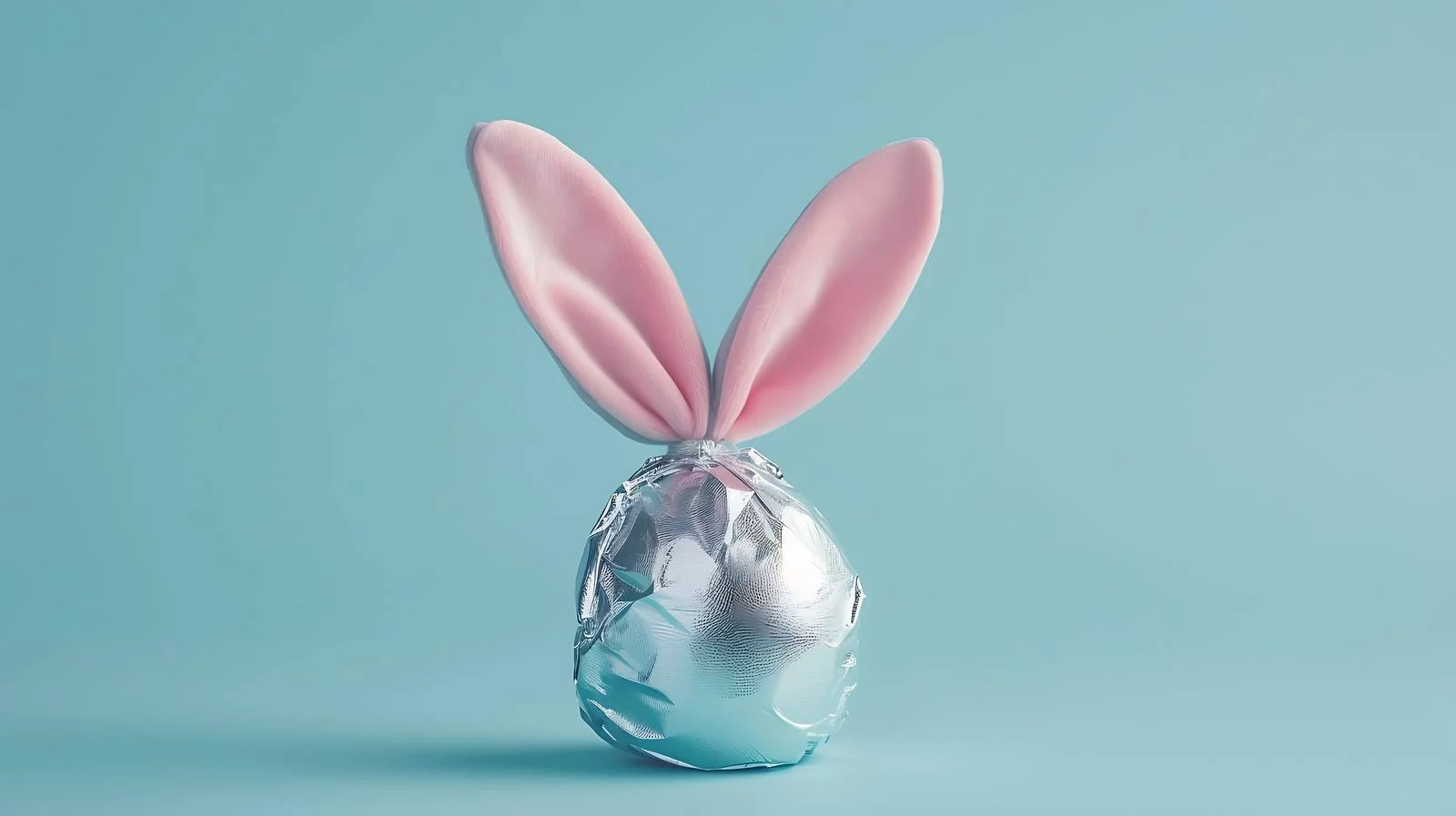 Easter Egg in Silver Foil — free download from Dotvec