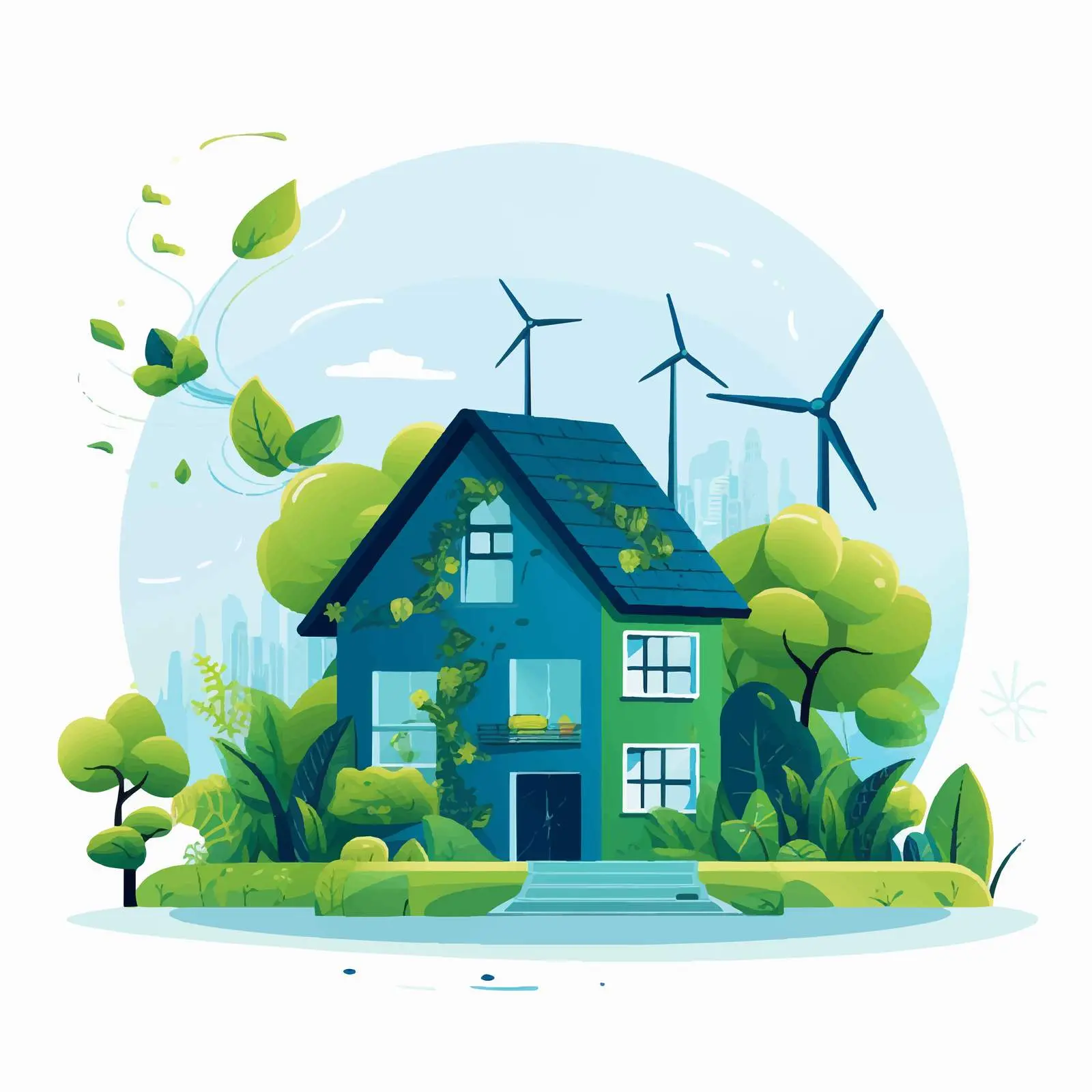 Eco-Friendly Lifestyle and Sustainable Living Vector — free download from Dotvec
