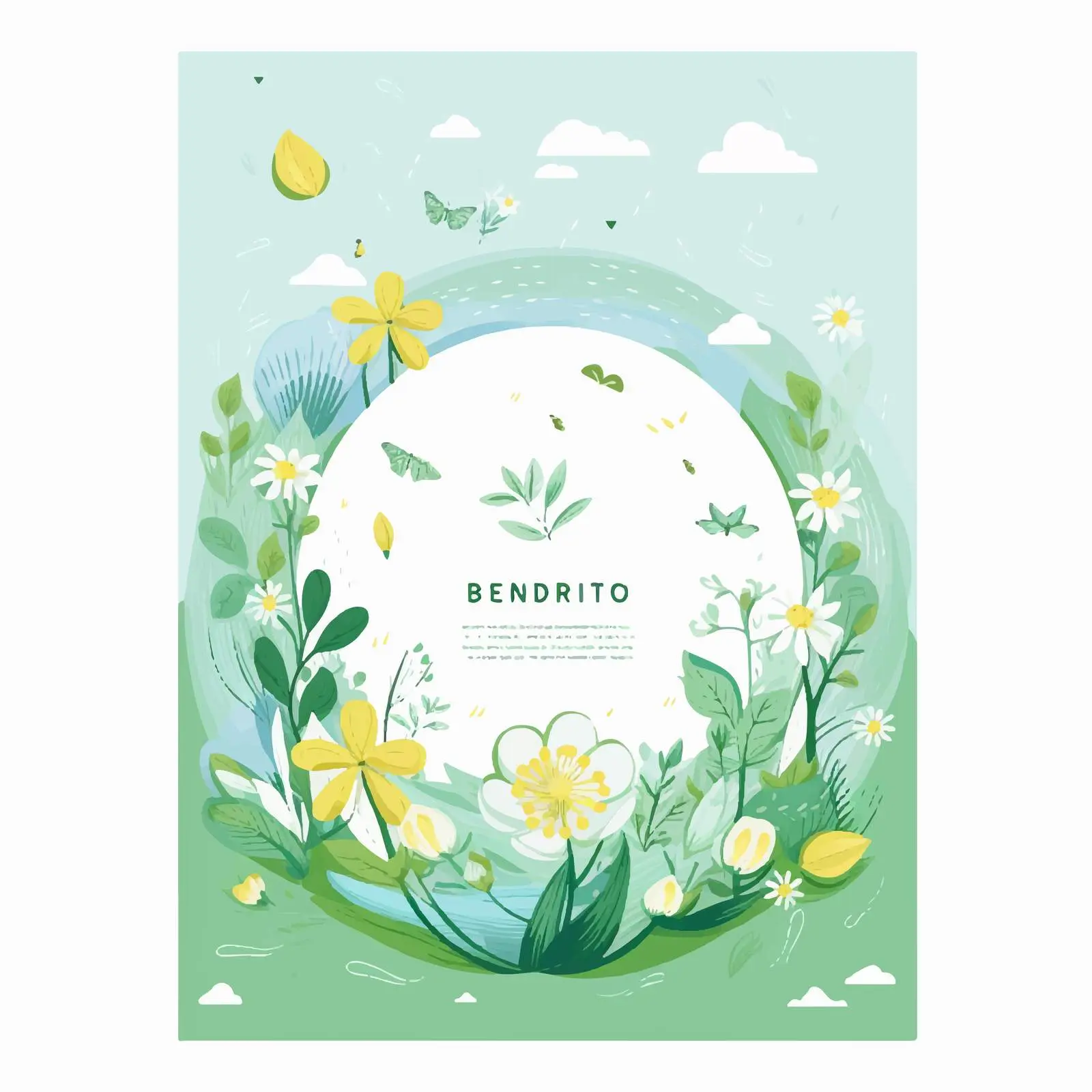 Eco-Friendly Universal Use Poster Template Design – free camp image from Dotvec