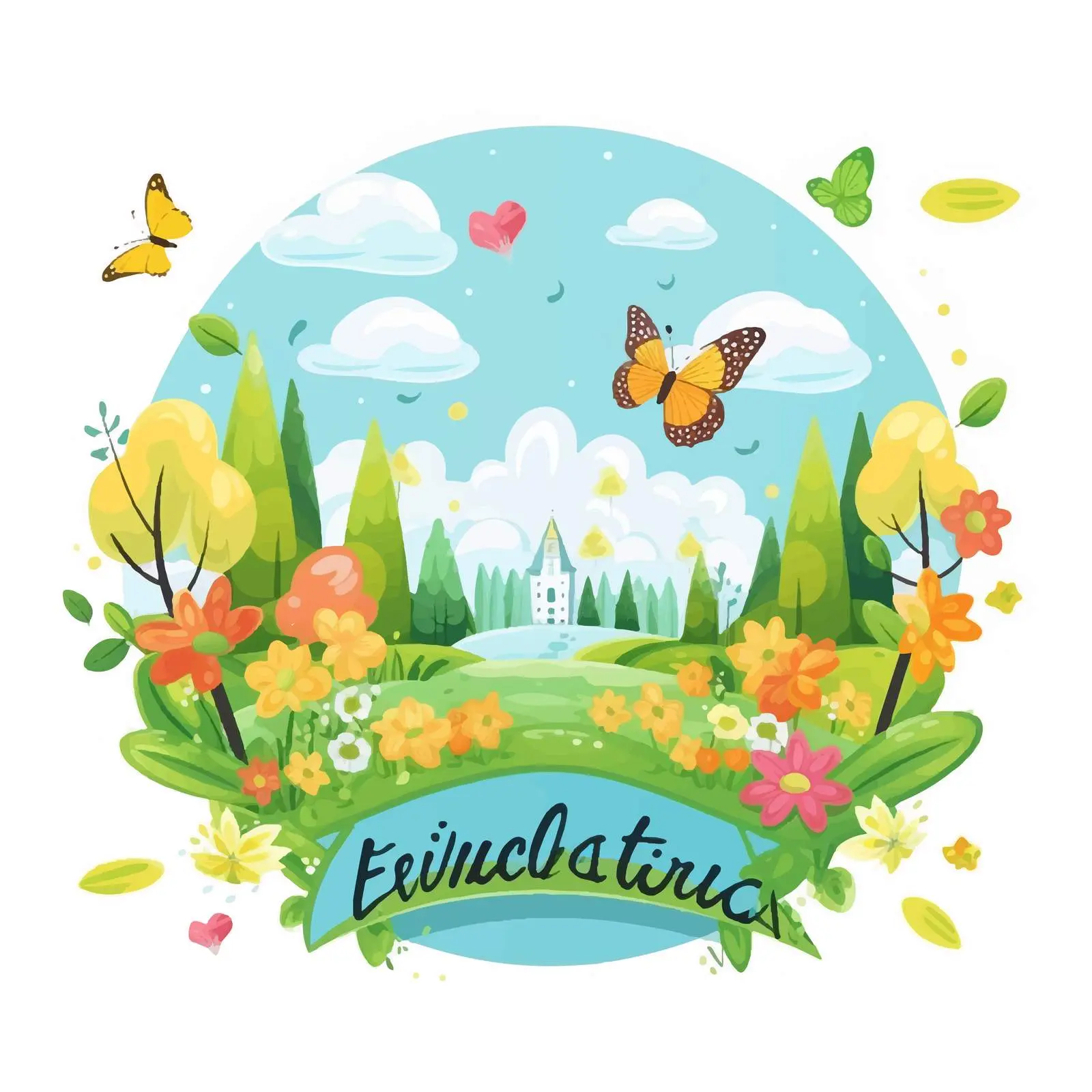 Eco Friendly Poster Template for Universal Use – free camp image from Dotvec