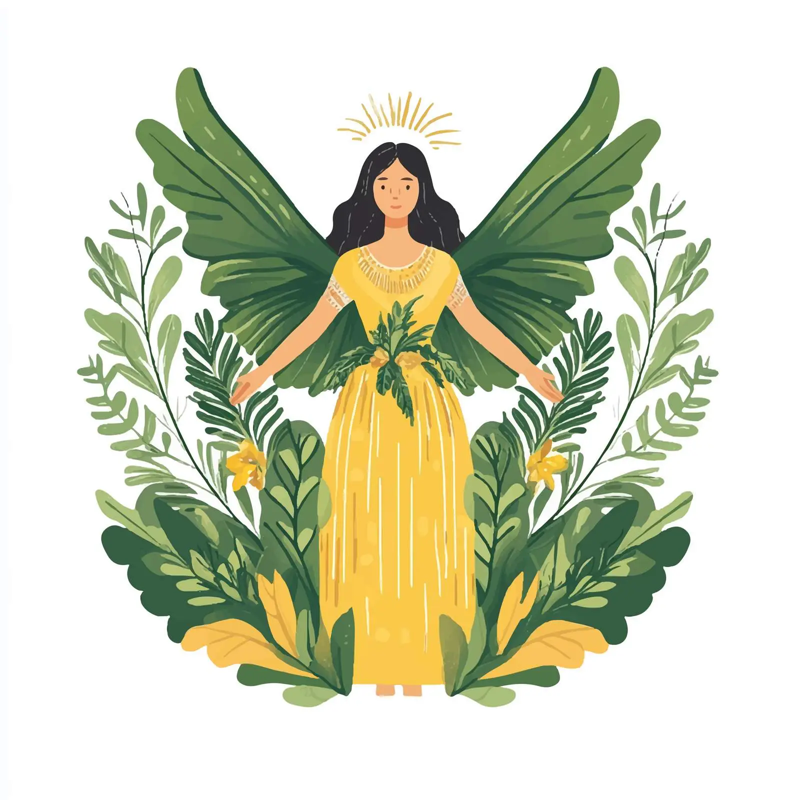 Eco Label Design Centered Composition — free download from Dotvec