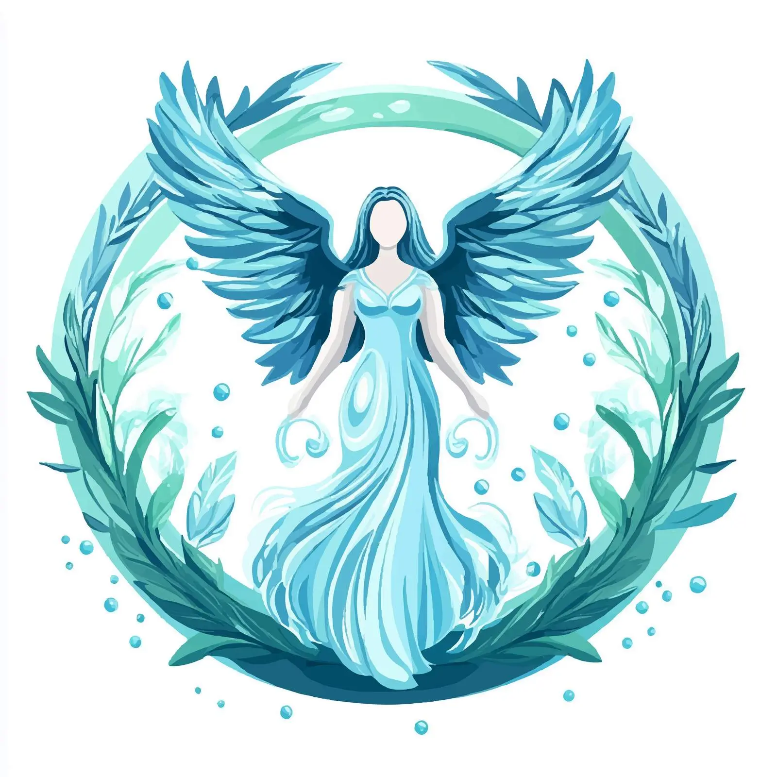 Eco Water Label Vector Design — free download from Dotvec