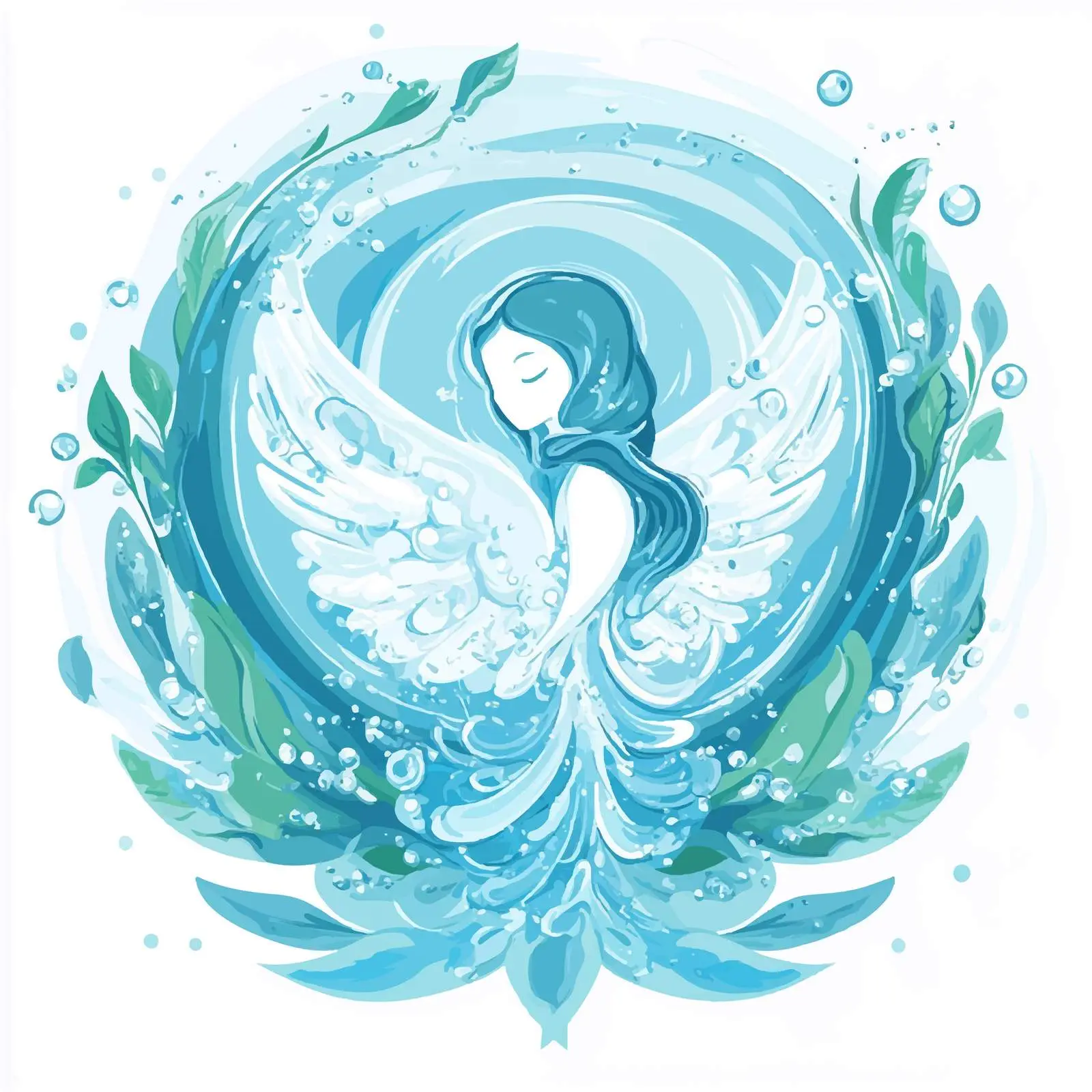 Eco-Friendly Water Label Design — free download from Dotvec