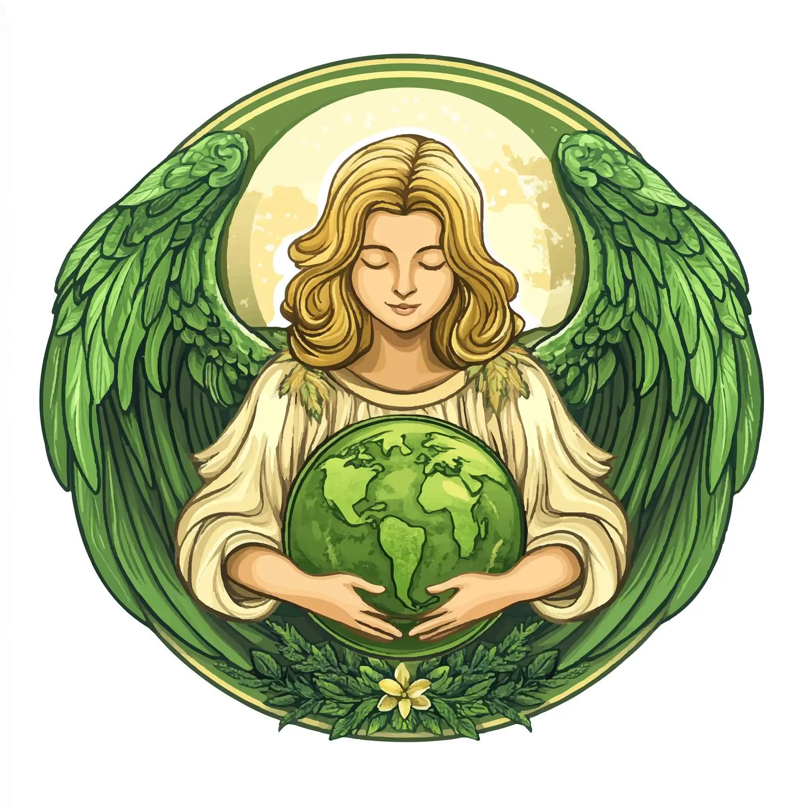 Eco-Friendly Label Design Vector Illustration — free download from Dotvec