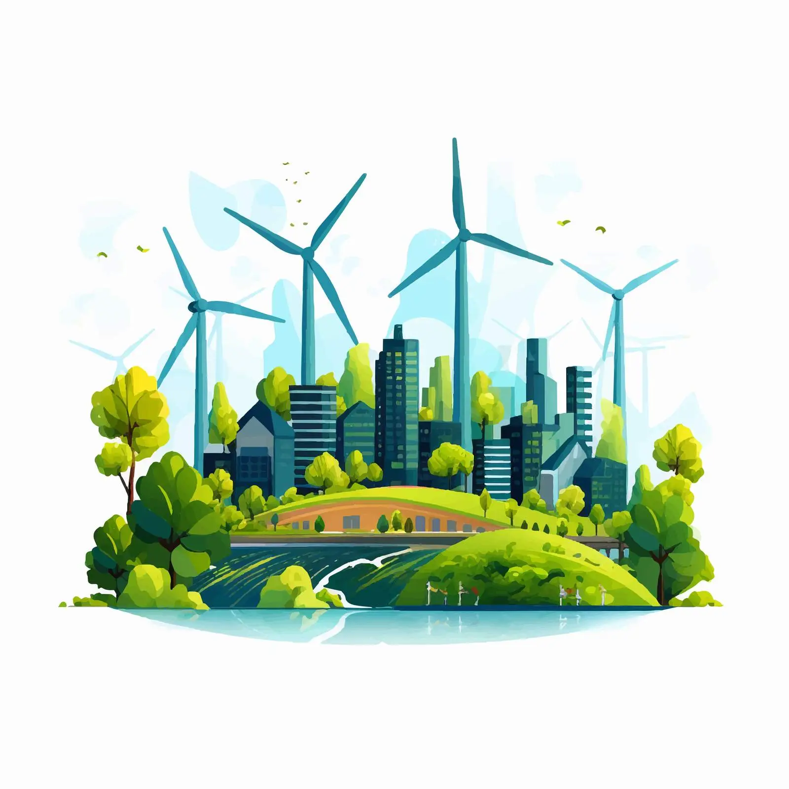 Sustainable Renewable Energy Power Station Design — free download from Dotvec