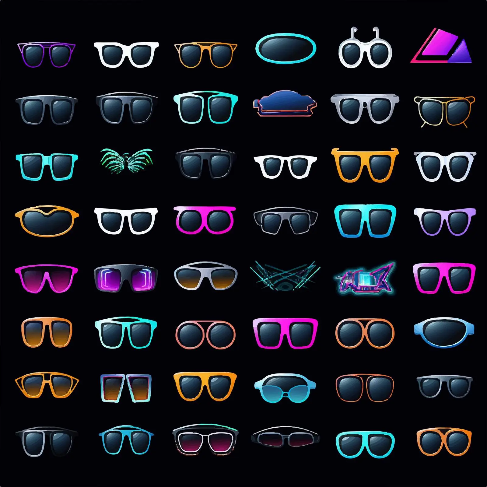 25 Editable Specs Icons for Web and Mobile – free web development image from Dotvec