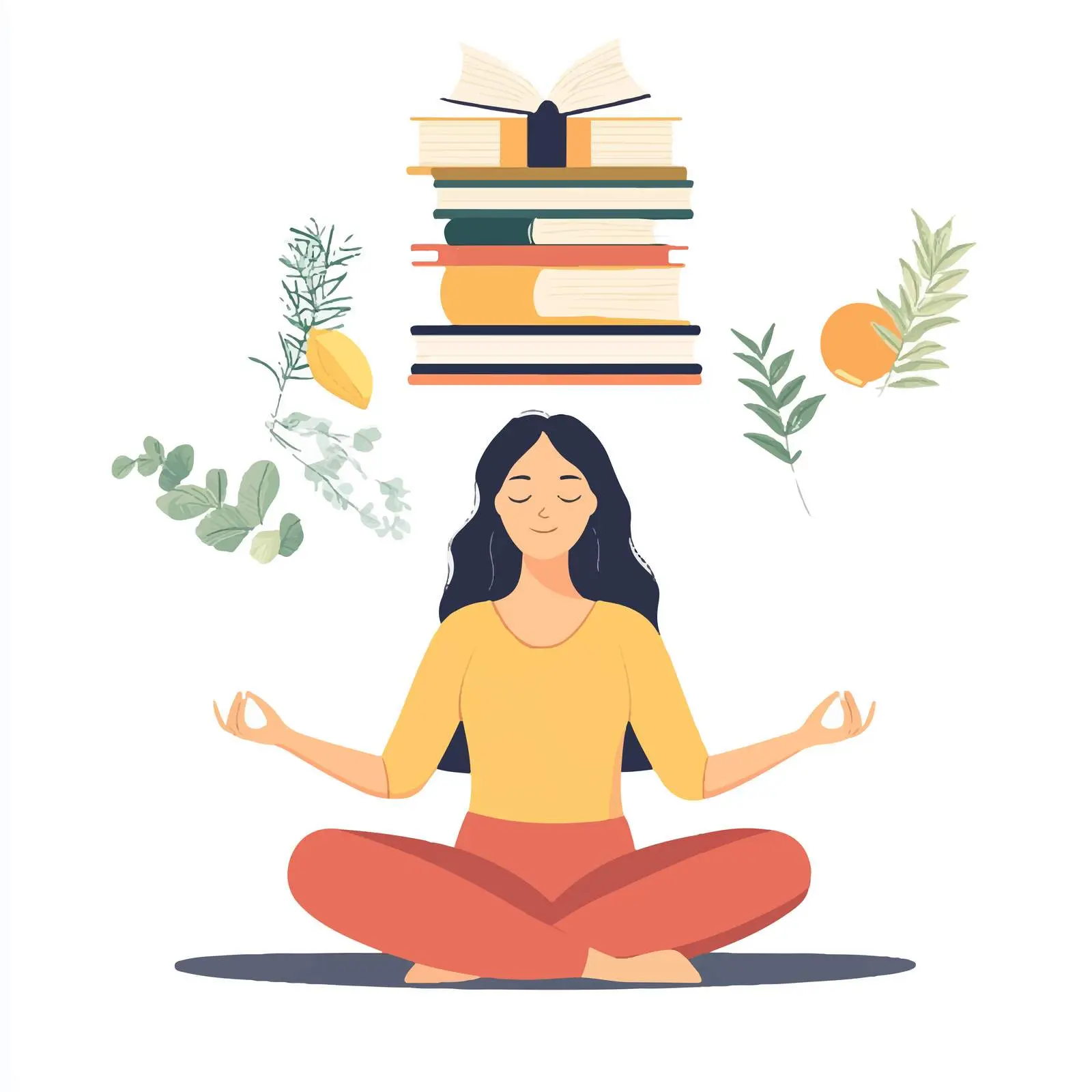Meditation and Knowledge Concept — free download from Dotvec