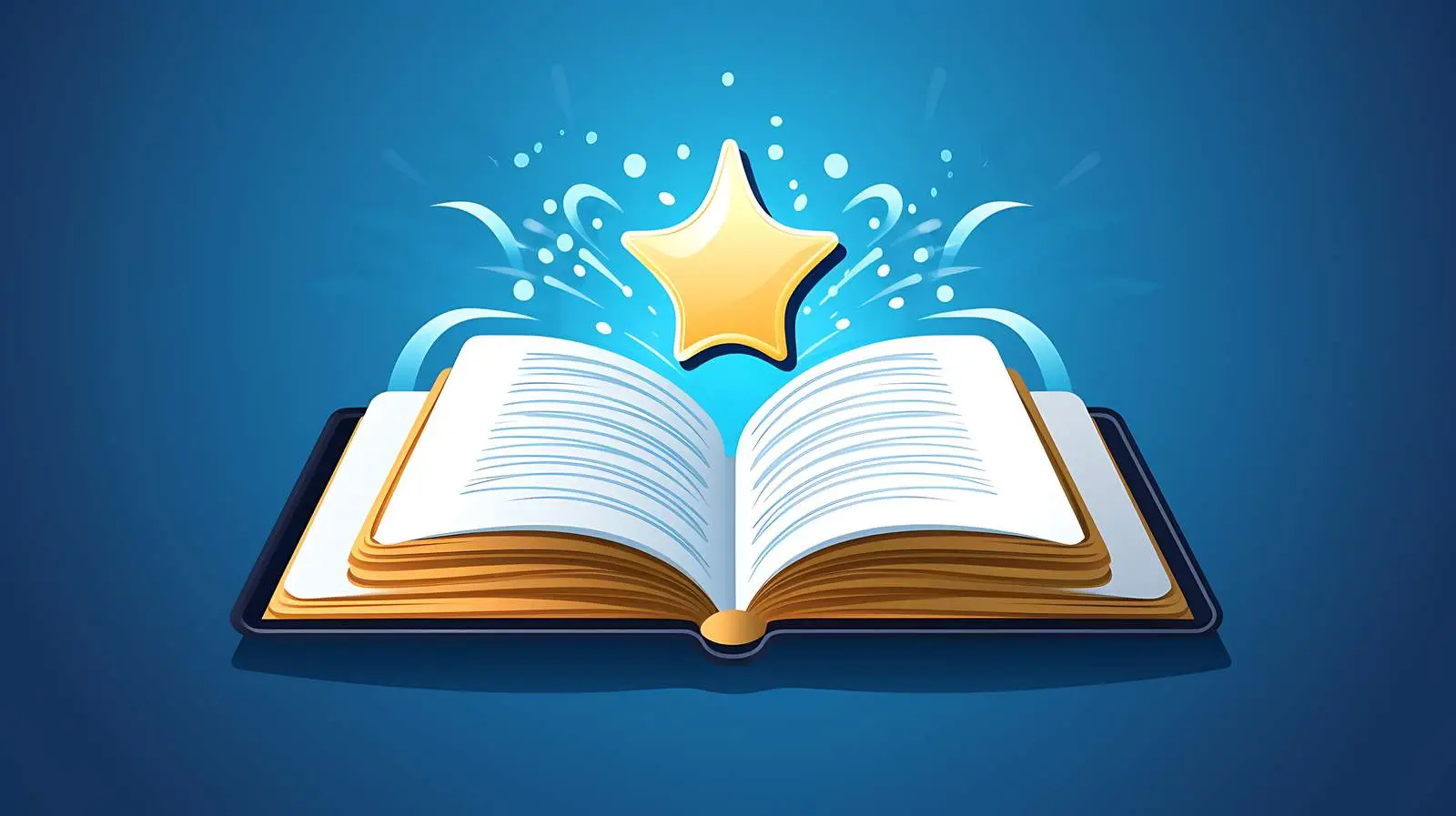 Educational Logo Blue Book Illustration — free download from Dotvec