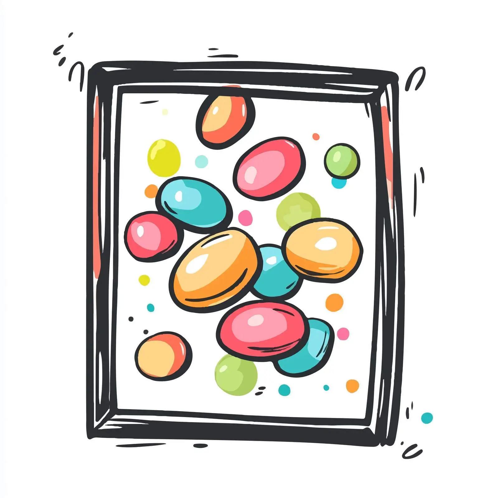 Effervescent Drug Tablet Illustration — free download from Dotvec