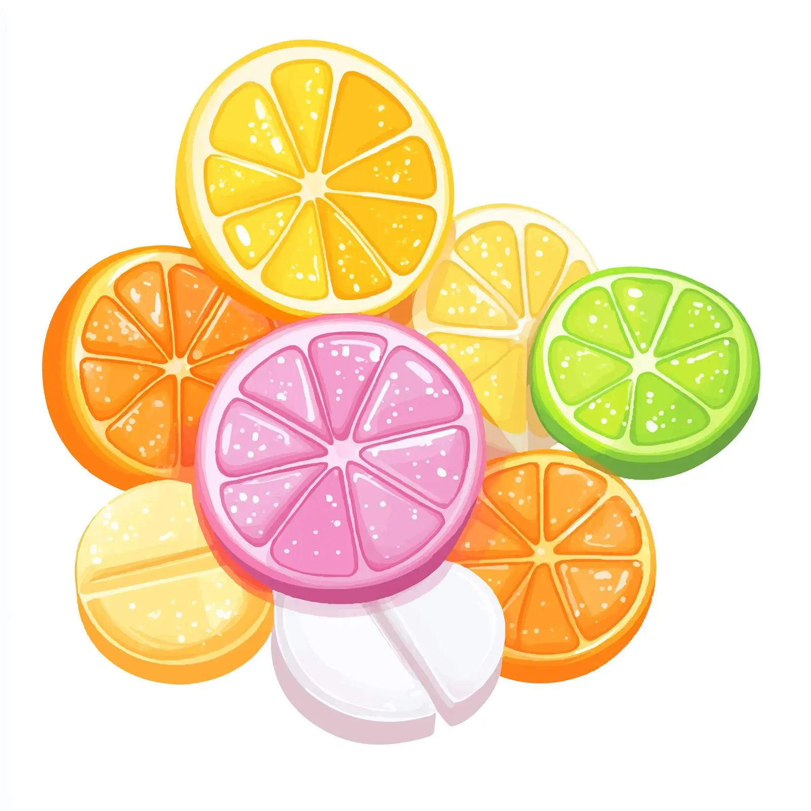 Effervescent Vitamin C Pills Vector Art — free download from Dotvec
