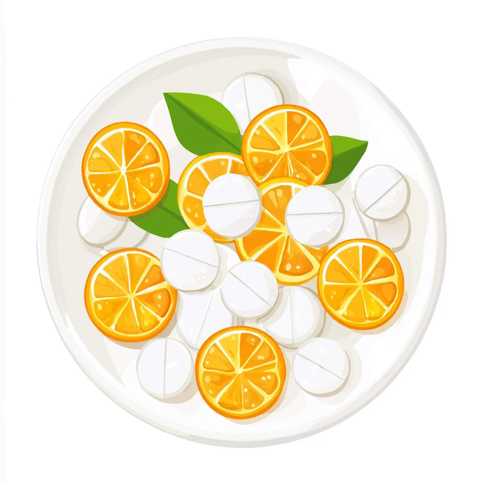 Effervescent Vitamin C Pills Vector — free download from Dotvec
