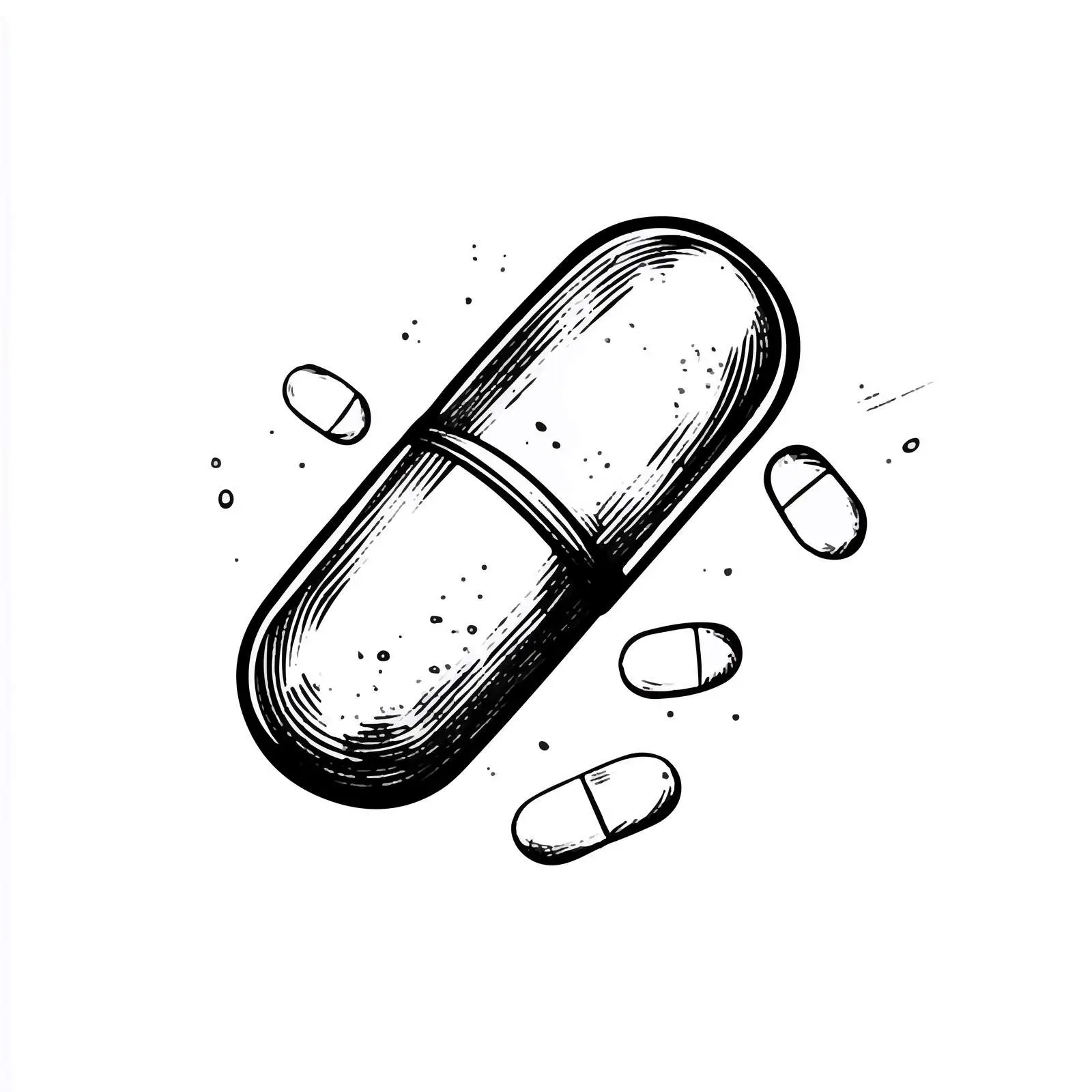 Cartoon Effervescent Tablet Vector Illustration — free download from Dotvec