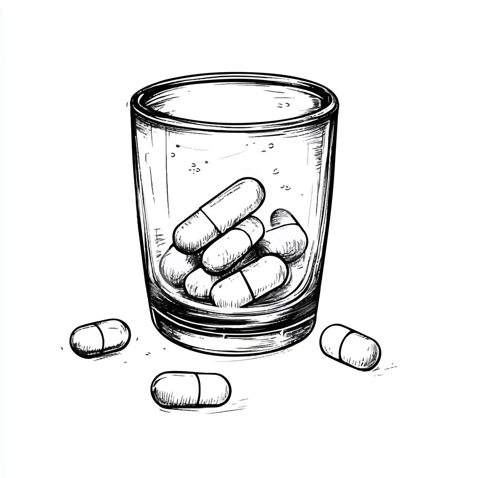 Effervescent Tablet Cartoon Vector Illustration — free download from Dotvec