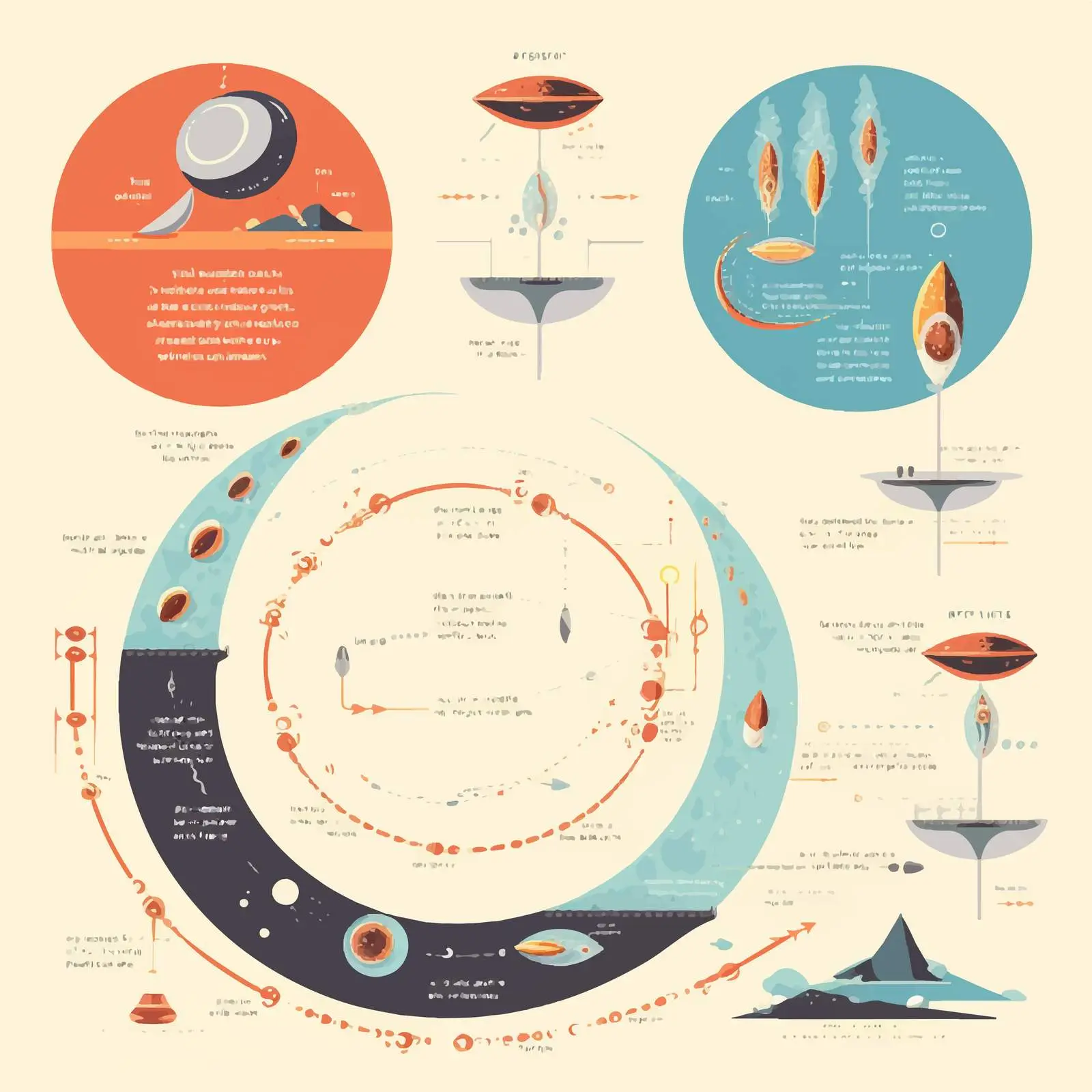 Egg and Sperm Fertilization Process Illustration — free download from Dotvec