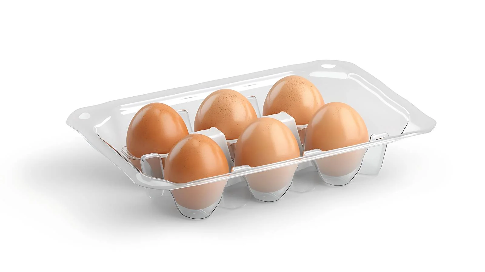 Minimalistic egg carton on white background — free download from Dotvec