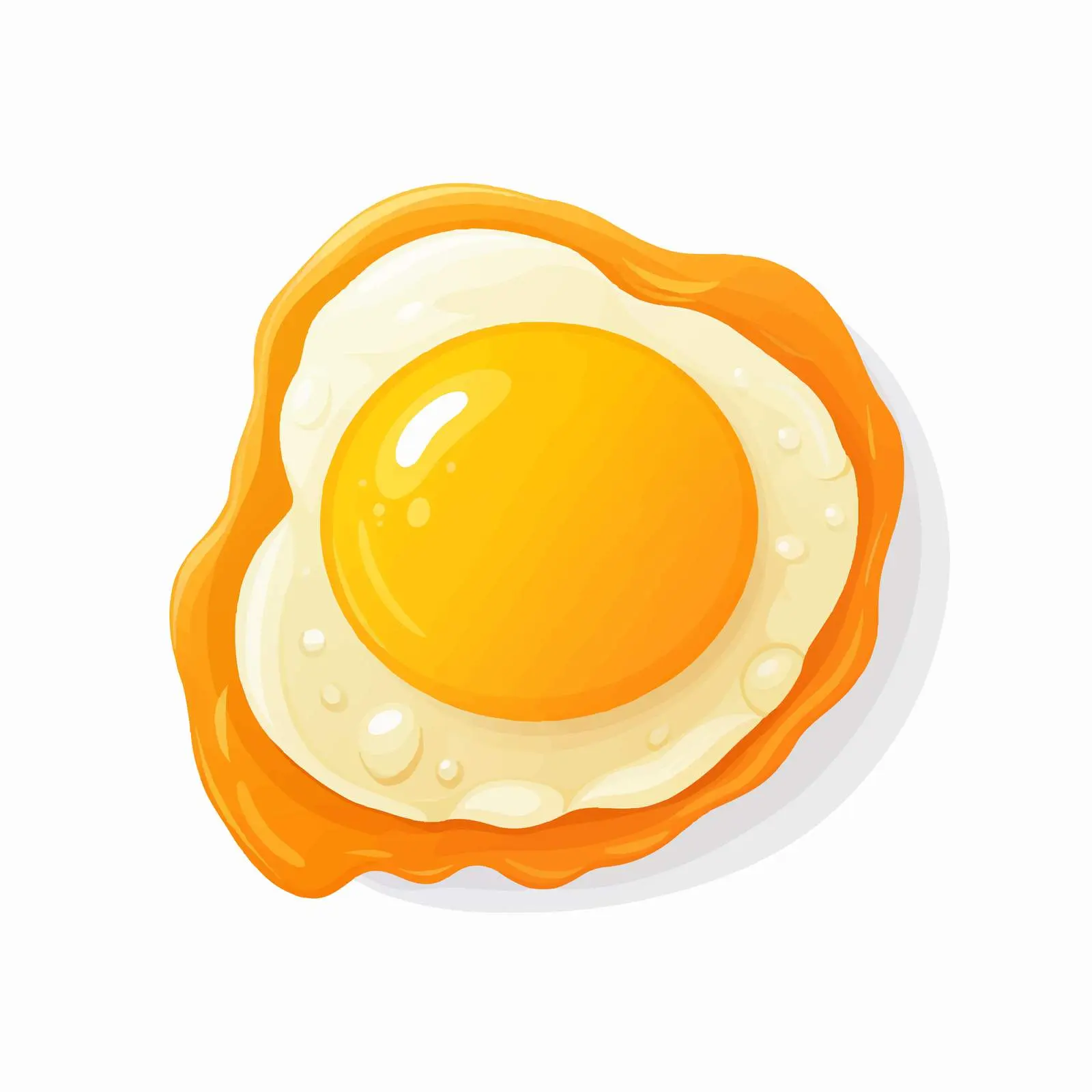 Closeup Vector of Egg Yolk for Meals — free download from Dotvec
