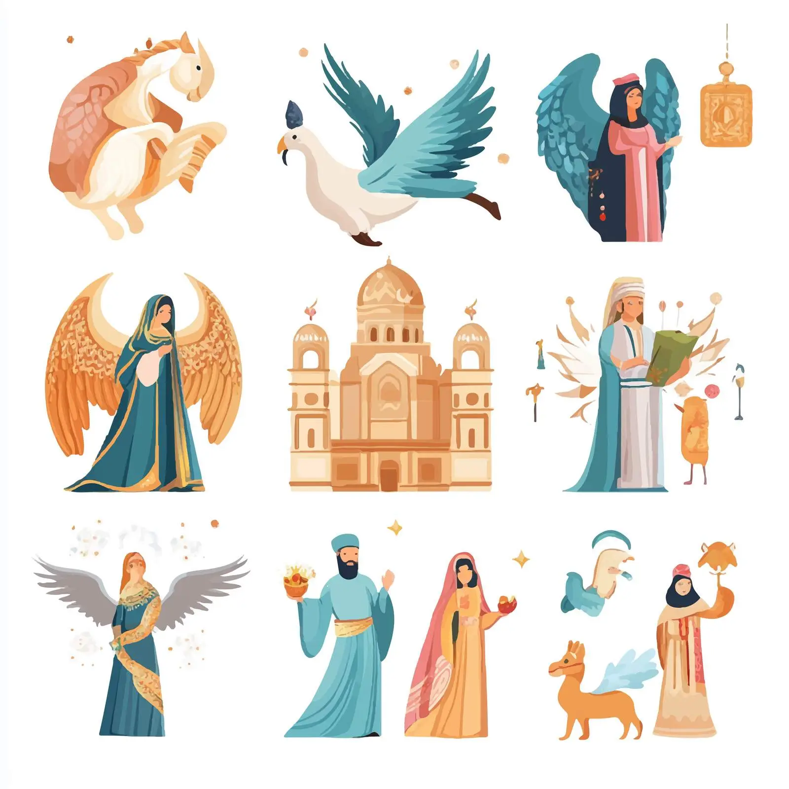 Eid Al Adha Icon Set - Vector Design — free download from Dotvec
