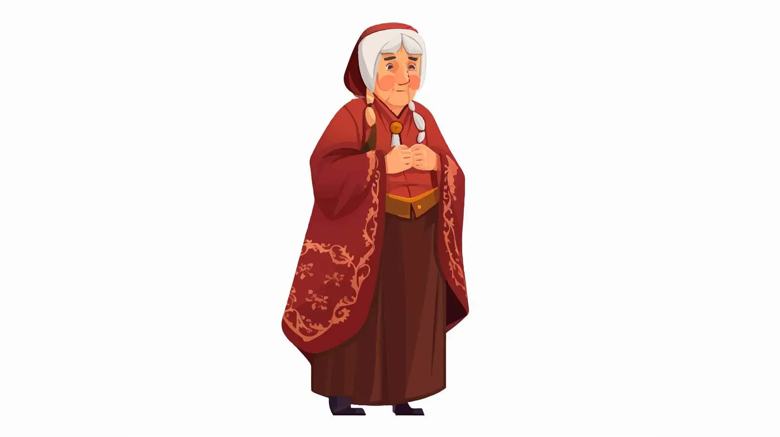 Elderly Woman in Traditional Attire — free download from Dotvec