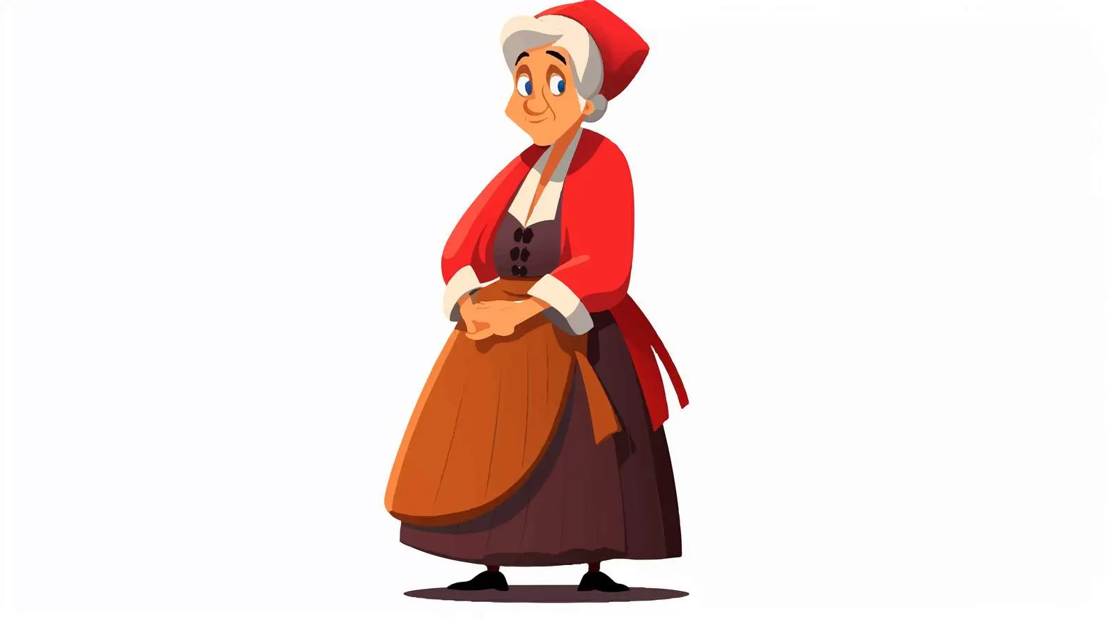 Elderly Woman in Traditional Attire — free download from Dotvec