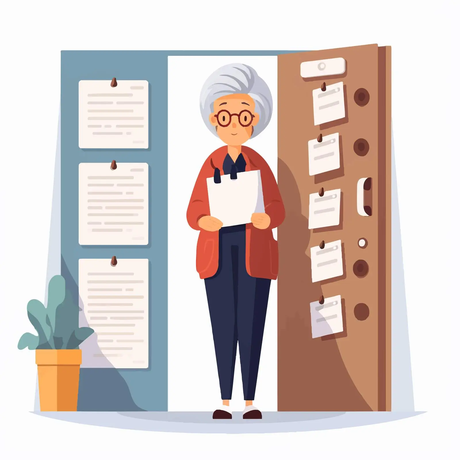 Elderly Woman Facing Job Rejection — free download from Dotvec