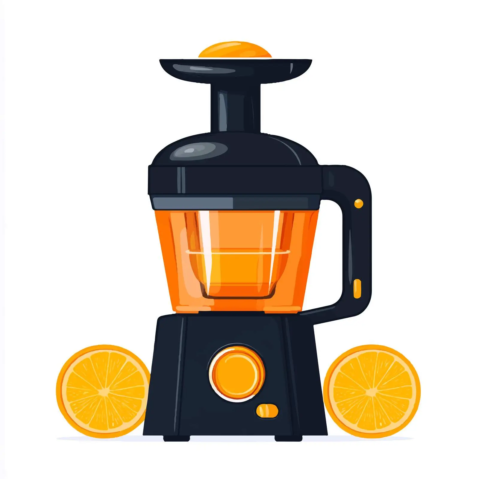 Electric Citrus Juicer Silhouette Illustration — free download from Dotvec