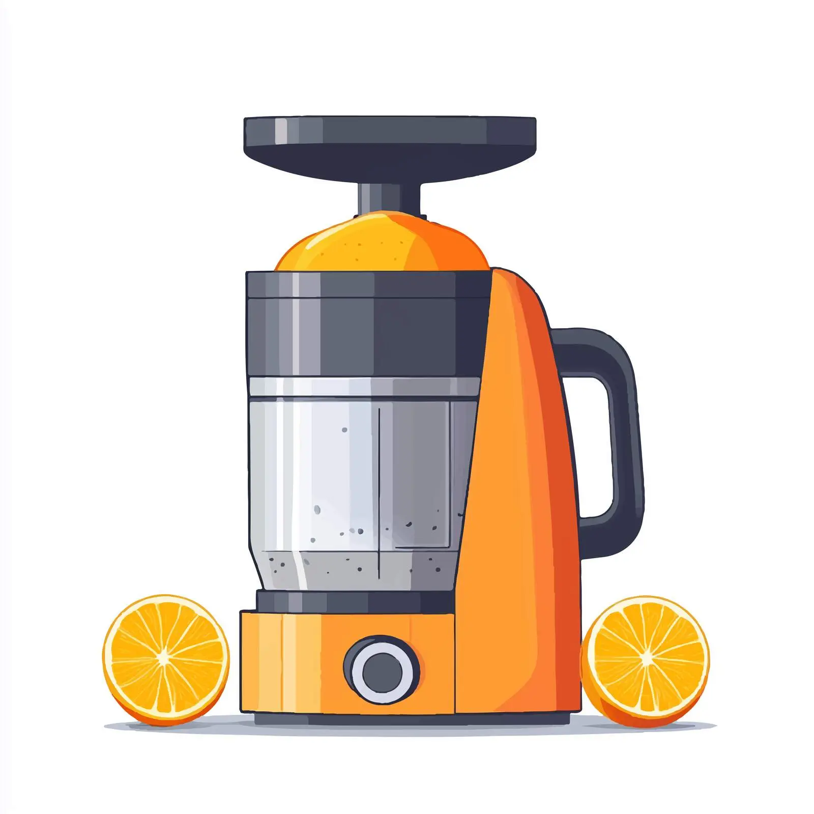 Electric Citrus Juicer Silhouette Illustration — free download from Dotvec