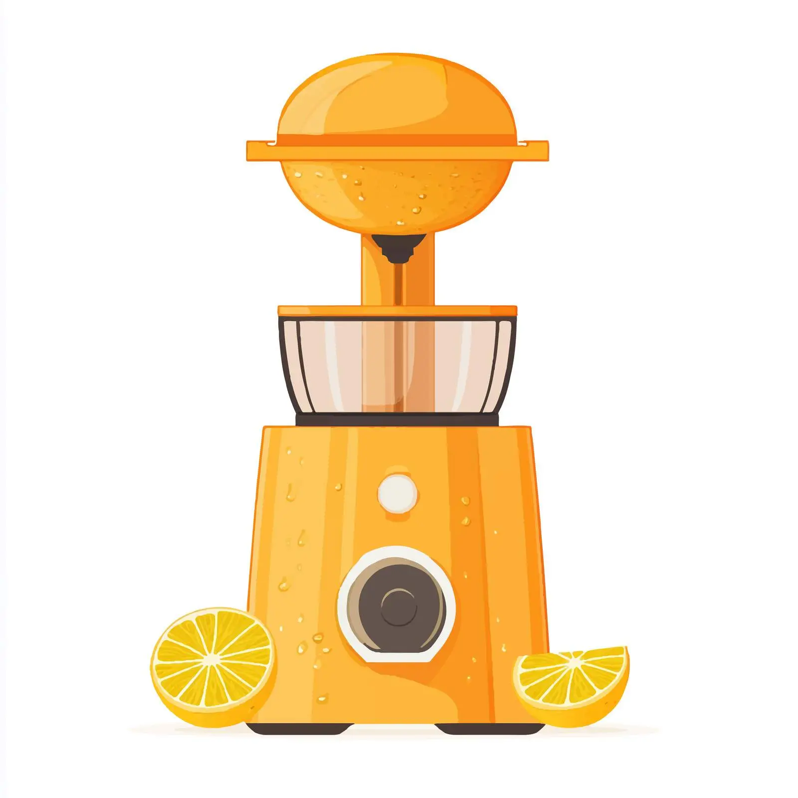 Electric Citrus Juicer Silhouette Illustration — free download from Dotvec