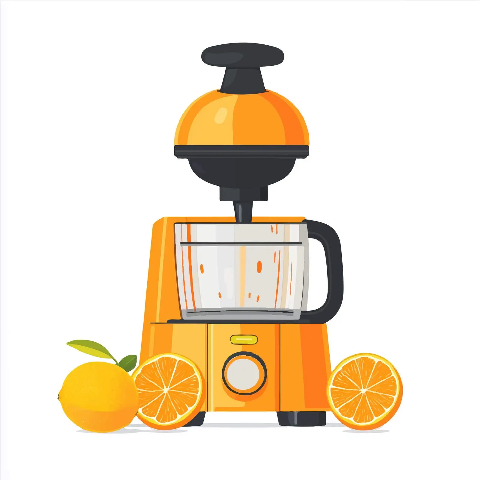 Electric Citrus Juicer Silhouette Illustration — free download from Dotvec